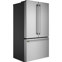 Monogram 36-inch, 23.1 cu. ft. Counter-Depth French 3-Door Refrigerator with Wi-Fi ZWE23NSYSS IMAGE 5