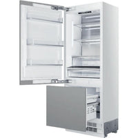 Elica 30-inch, 16 cu. ft. Built-in Bottom Freezer Refrigerator with Interior Ice Maker - Left Hinge ER30SRB161PR-L IMAGE 1