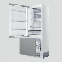 Elica 30-inch, 16 cu. ft. Built-in Bottom Freezer Refrigerator with Interior Ice Maker - Left Hinge ER30SRB161PR-L IMAGE 2