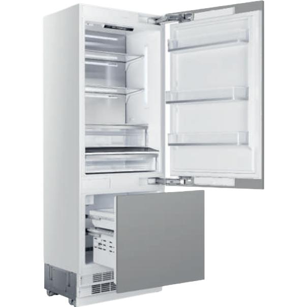 Elica 30-inch, 16 cu. ft. Built-in Bottom Freezer Refrigerator with Interior Ice Maker - Right Hinge ER30SRB161PR-R IMAGE 1