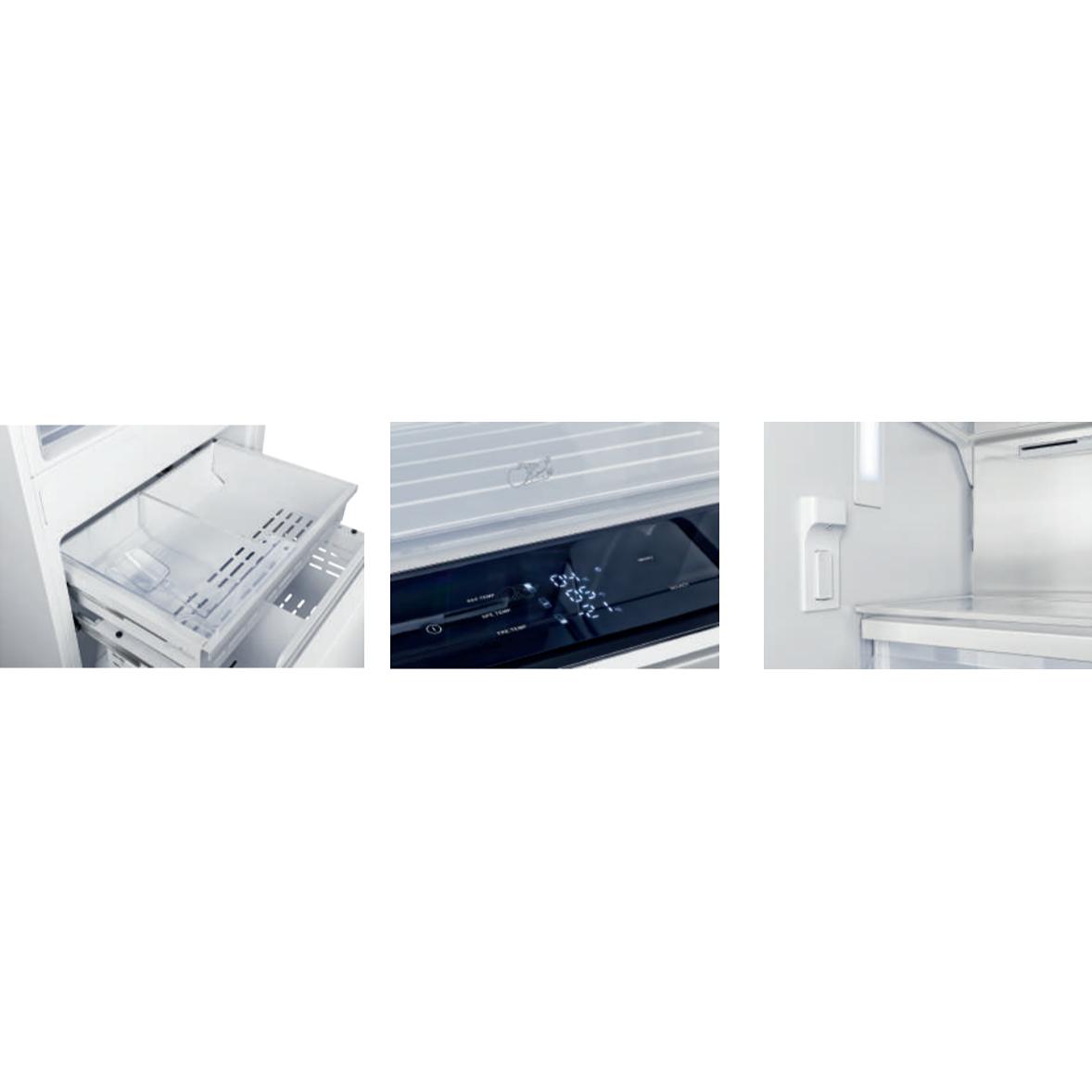 Elica 30-inch, 16 cu. ft. Built-in Bottom Freezer Refrigerator with Interior Ice Maker - Right Hinge ER30SRB161PR-R IMAGE 3