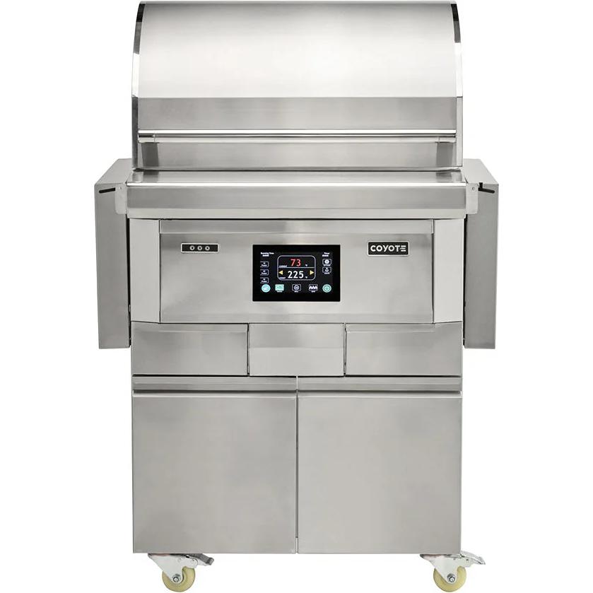Coyote GEN3 28" Pellet Grill on Cart C2P28-FS IMAGE 1