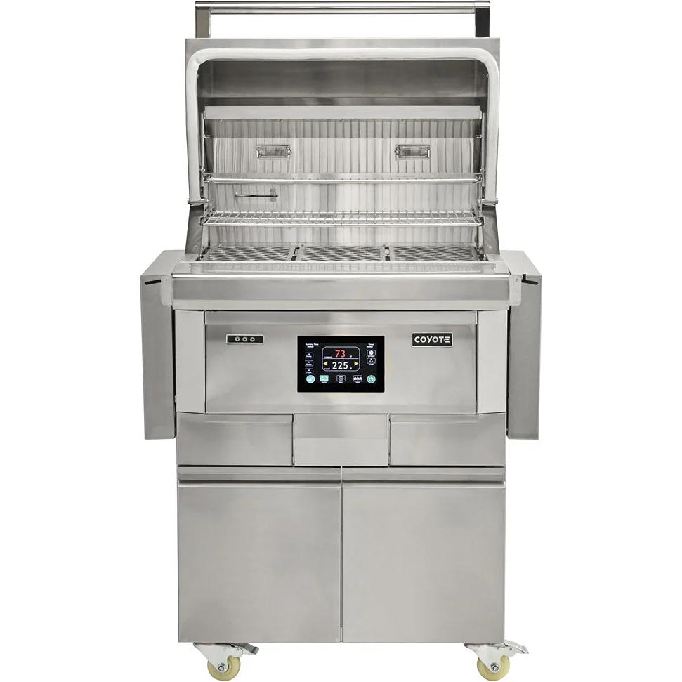 Coyote GEN3 28" Pellet Grill on Cart C2P28-FS IMAGE 2
