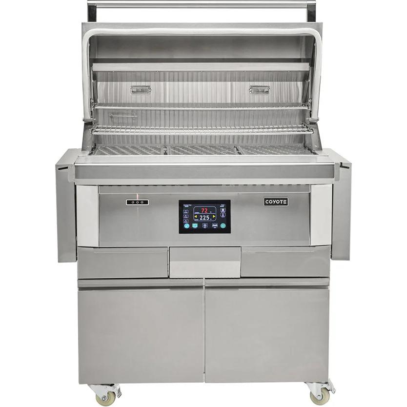 Coyote GEN3 36" Pellet Grill on Cart C2P36-FS IMAGE 2