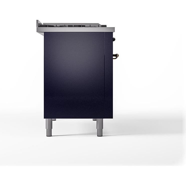 iLVE 48-inch Freestanding Dual Fuel Range with Griddle and French Top and Solid Doors UN48FSQNMPMBBLP IMAGE 3