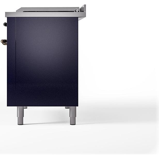 iLVE 48-inch Freestanding Dual Fuel Range with Griddle and French Top and Solid Doors UN48FSQNMPMBBLP IMAGE 4