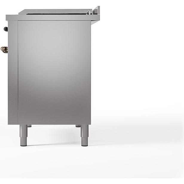 iLVE 48-inch Freestanding Dual Fuel Range with Griddle and French Top and Solid Doors UN48FSQNMPSSB IMAGE 4
