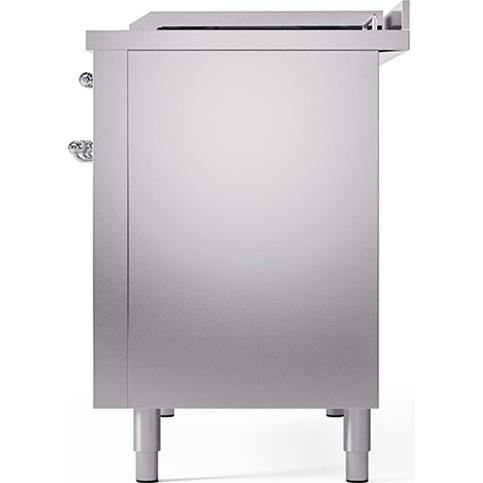 iLVE 48-inch Freestanding Dual Fuel Range with Griddle and French Top and Solid Doors UN48FSQNMPSSC IMAGE 4