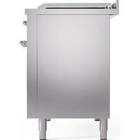 iLVE 48-inch Freestanding Dual Fuel Range with Griddle and French Top and Solid Doors UN48FSQNMPSSC IMAGE 4