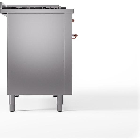 iLVE 48-inch Freestanding Dual Fuel Range with Griddle and French Top and Solid Doors UN48FSQNMPSSP IMAGE 3