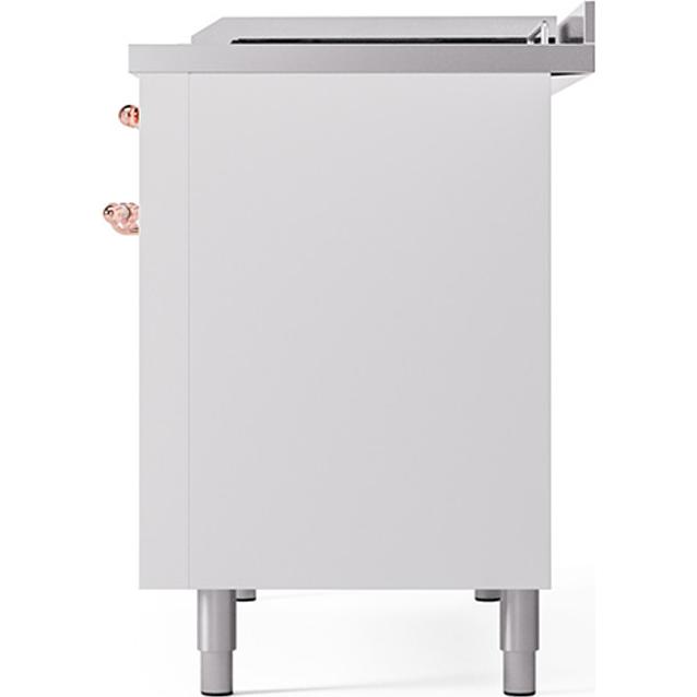 iLVE 48-inch Freestanding Dual Fuel Range with Griddle and French Top and Solid Doors UN48FSQNMPWHPLP IMAGE 4
