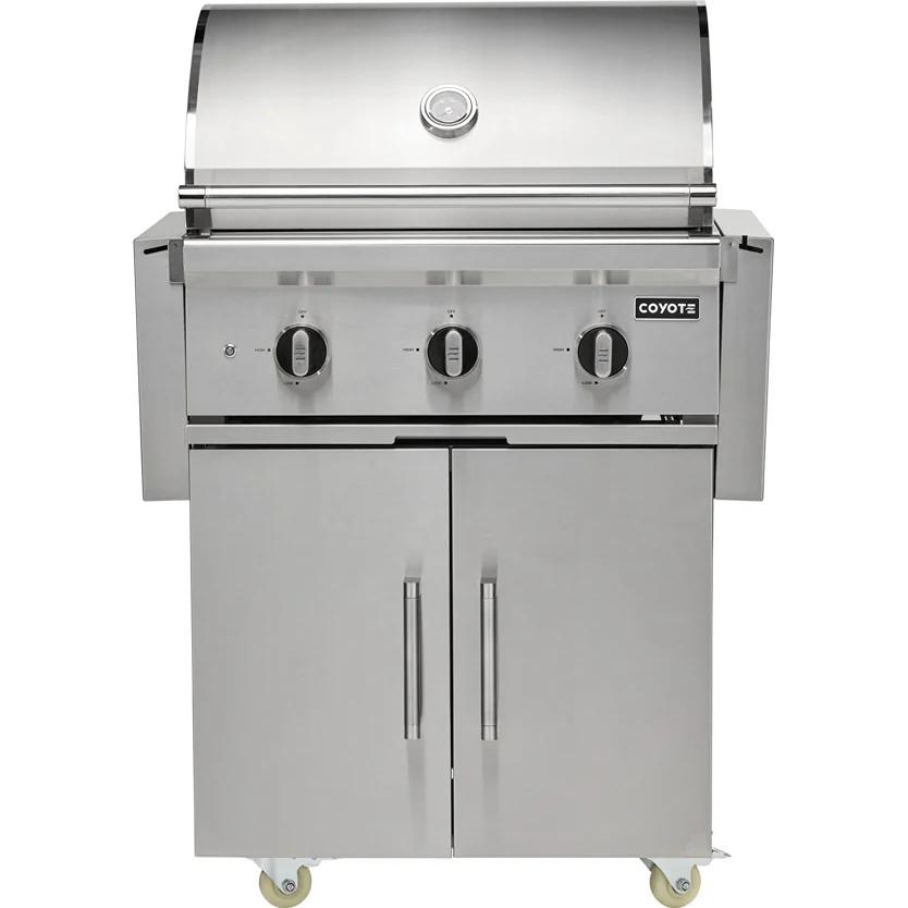 Coyote C Series 30-inch Gas Grill on Cart - Natural Gas C3C30N-FS IMAGE 1
