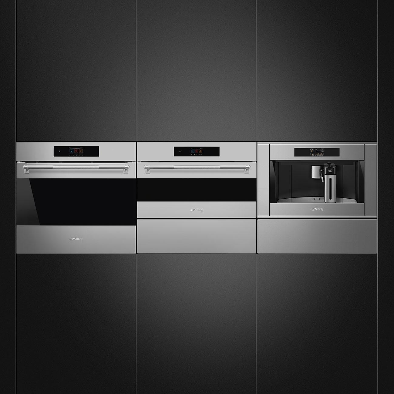 Smeg 30-inch, 3.92 cu. ft. Built-in Single Wall Oven SOPU3304TPX IMAGE 7