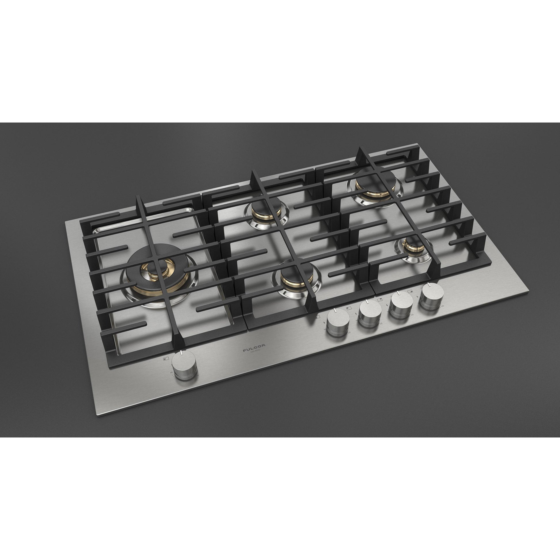 Fulgor Milano 36-inch Built-in Gas Cooktop F4MEGK36S1 IMAGE 3
