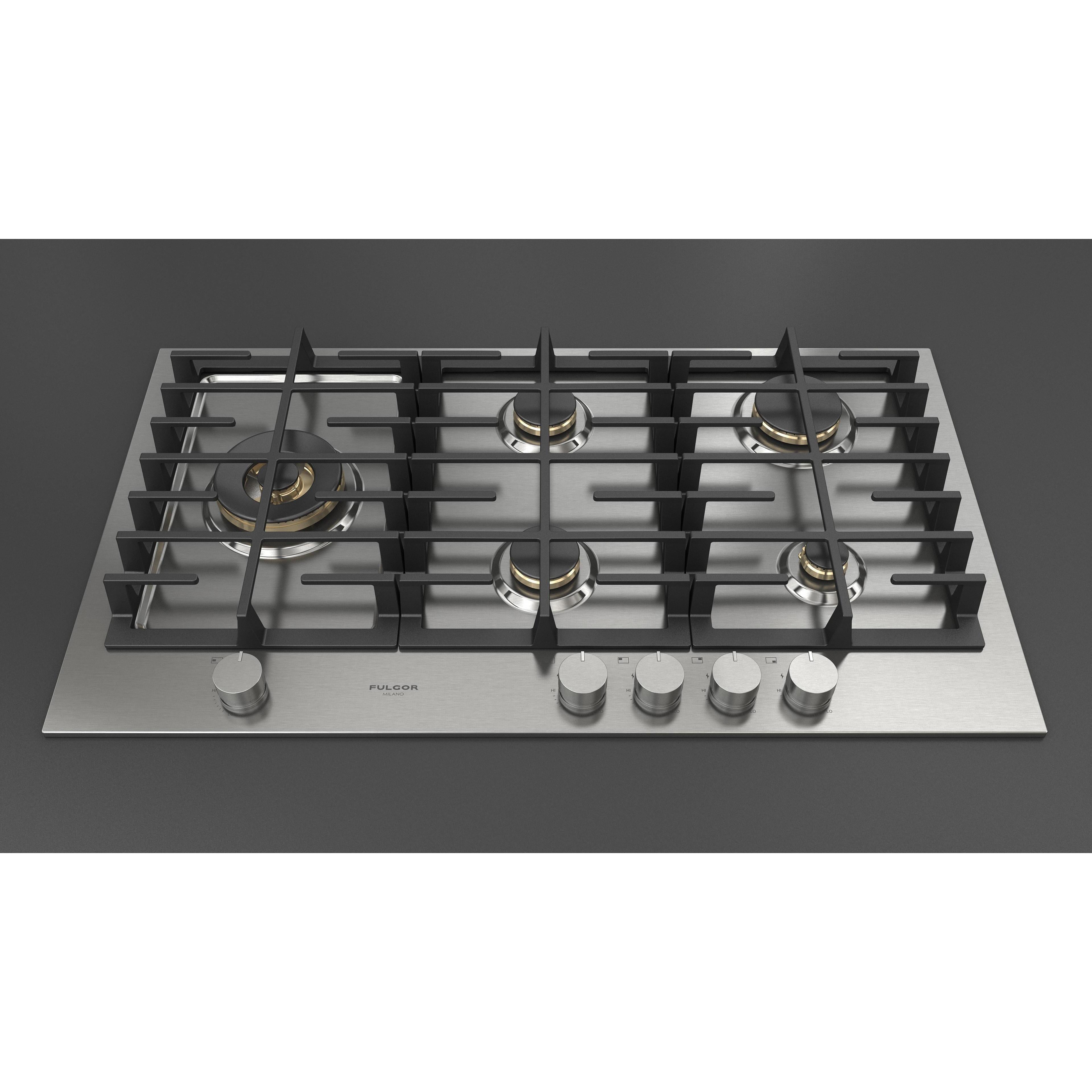 Fulgor Milano 36-inch Built-in Gas Cooktop F4MEGK36S1 IMAGE 5