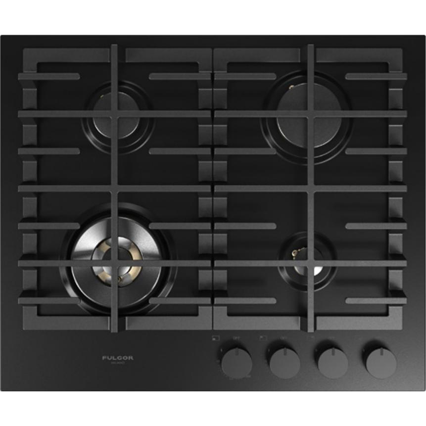Fulgor Milano 24-inch Built-in Gas Cooktop F4MGK24MB1 IMAGE 1
