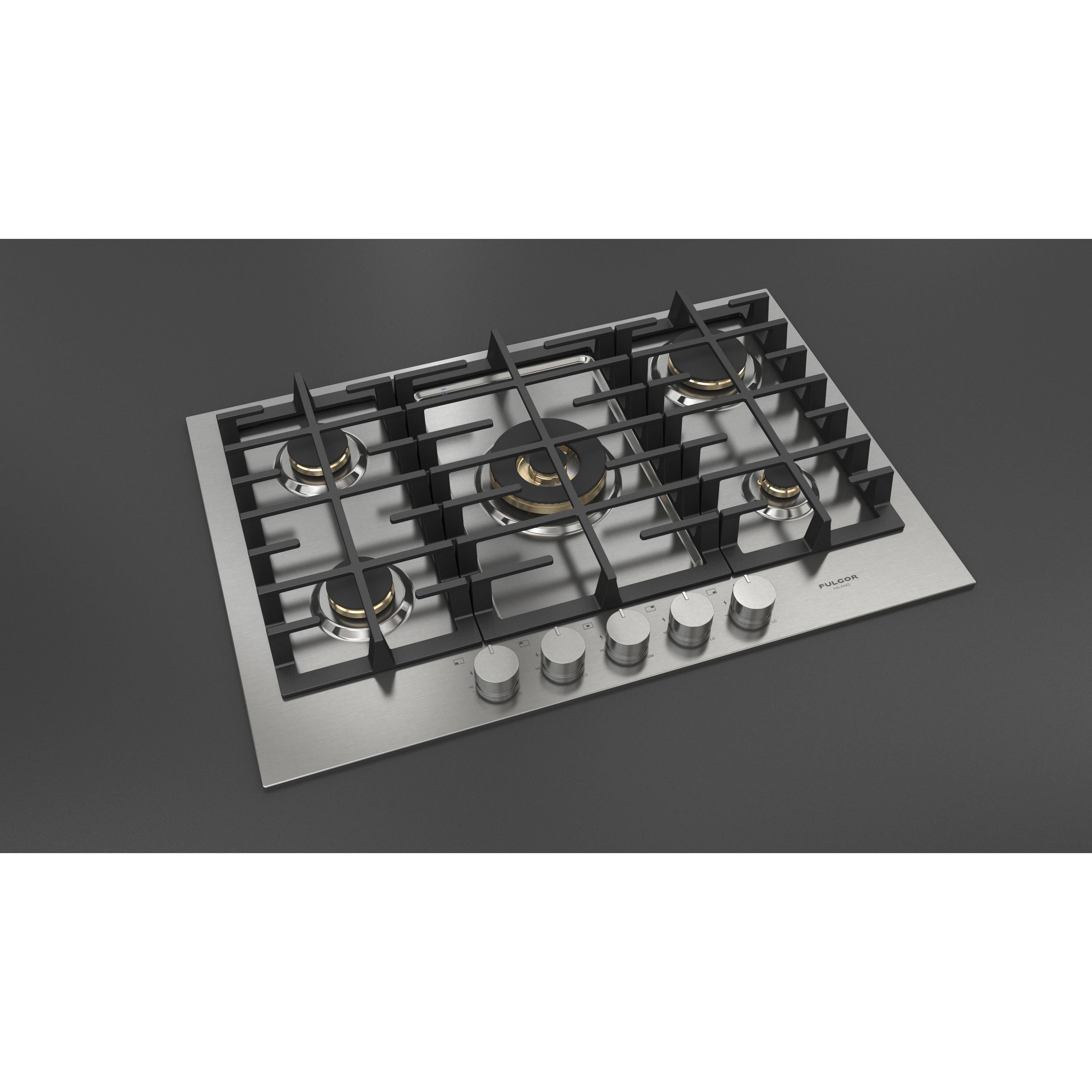 Fulgor Milano 30-inch Built-in Gas Cooktop F4MGK30S1 IMAGE 3