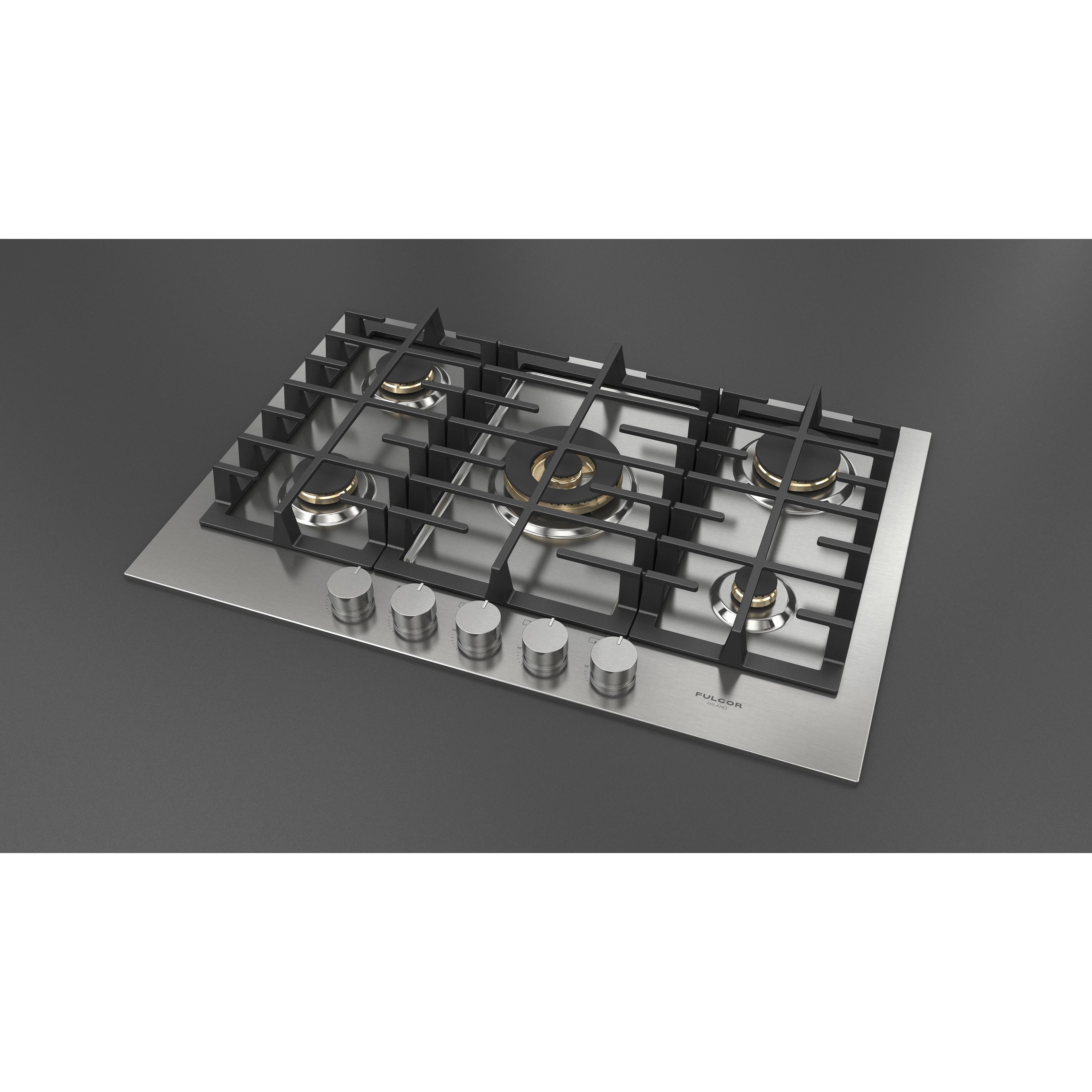 Fulgor Milano 30-inch Built-in Gas Cooktop F4MGK30S1 IMAGE 4
