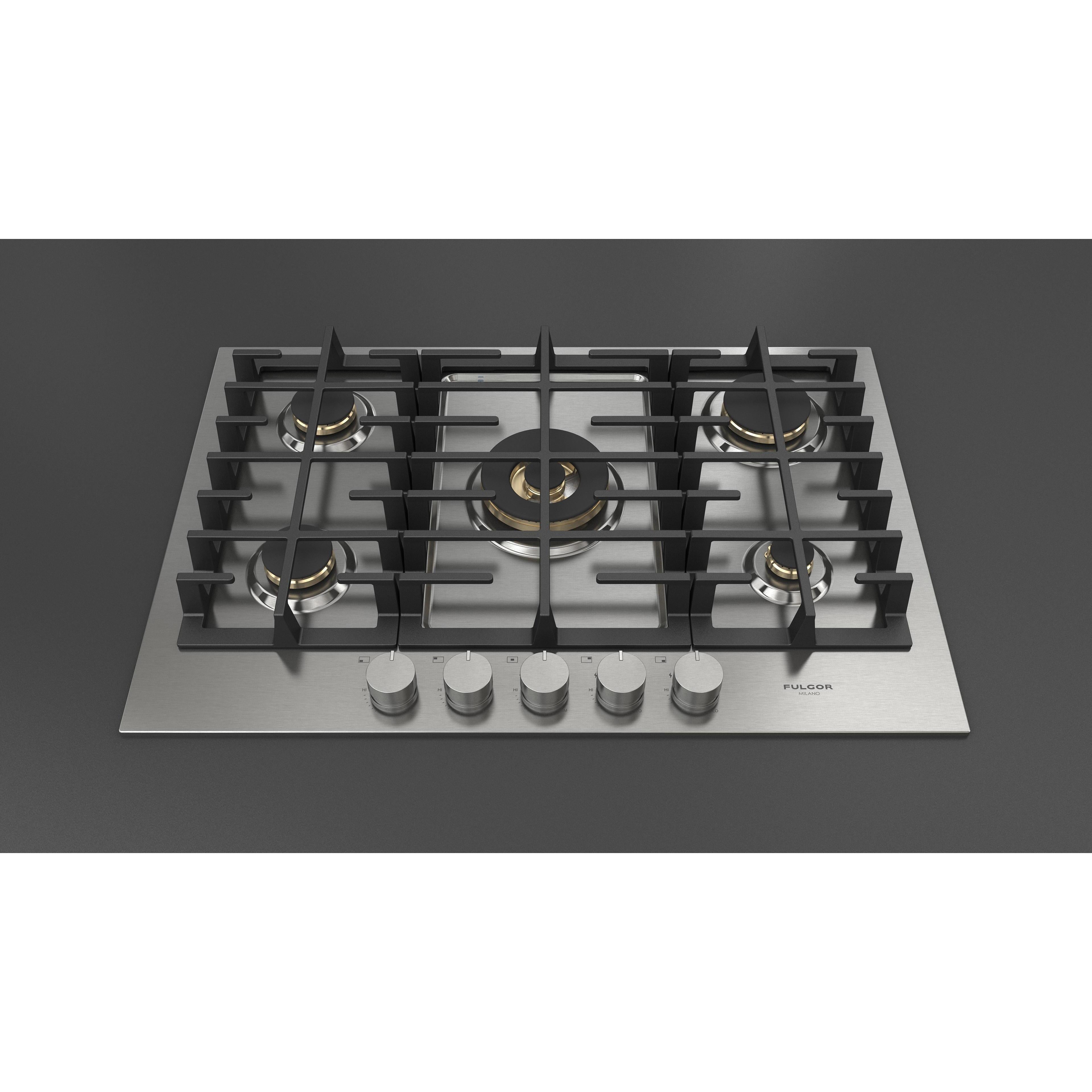 Fulgor Milano 30-inch Built-in Gas Cooktop F4MGK30S1 IMAGE 5