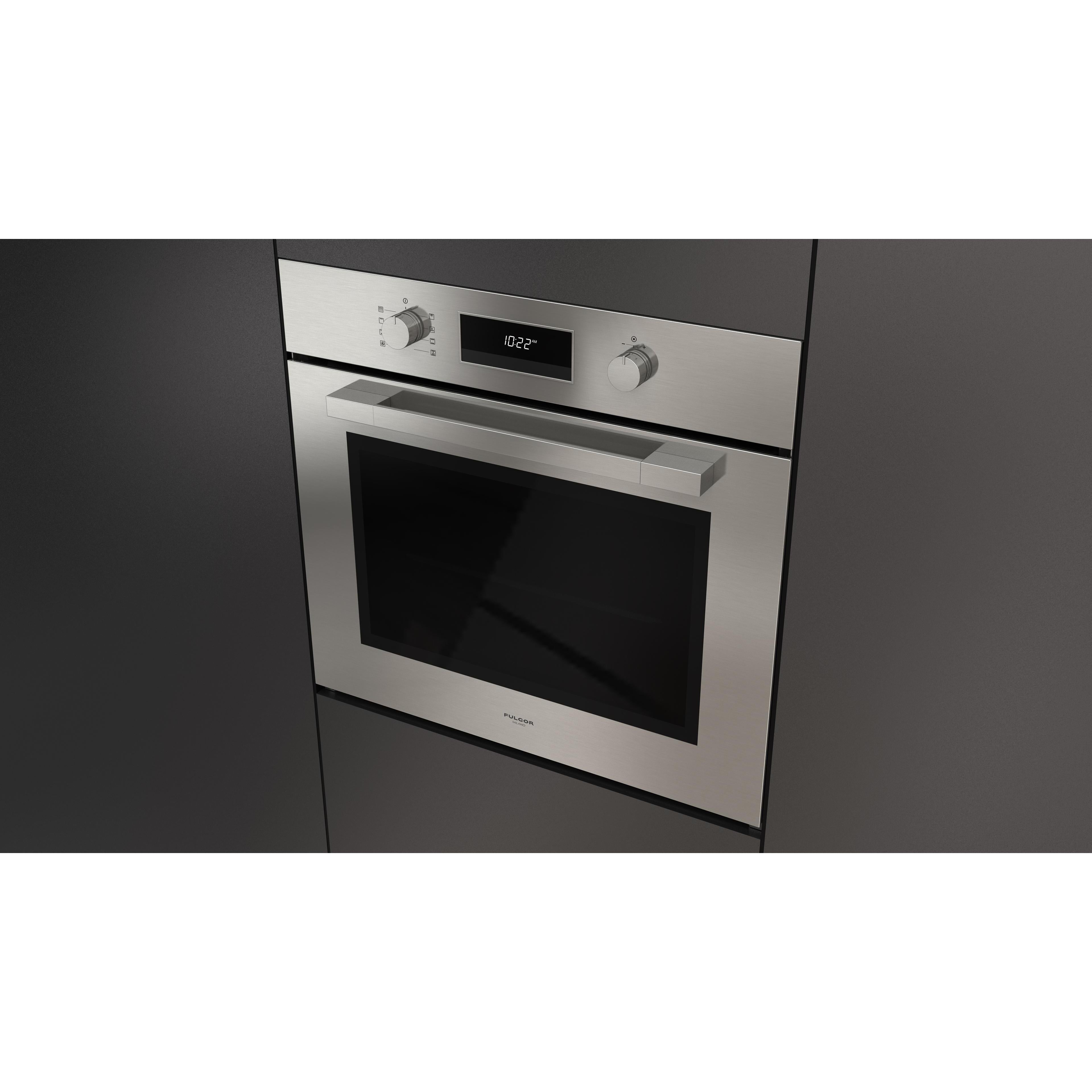 Fulgor Milano 30-inch, 4.34 cu. ft. Built-in Single Wall Oven with True Convection Technology F4MSP30S1 IMAGE 3