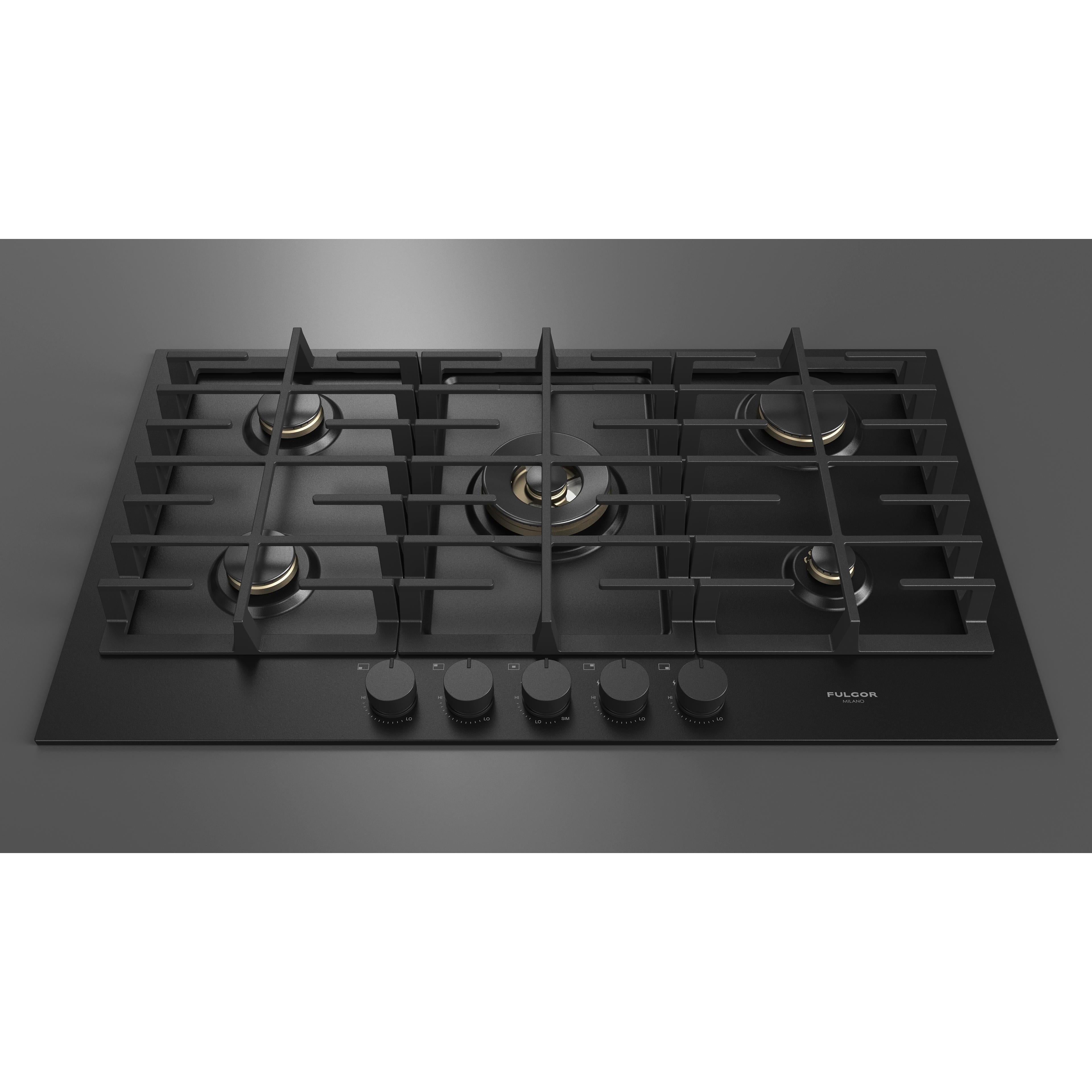 Fulgor Milano 36-inch Built-in Gas Cooktop F4MTGK36MB1 IMAGE 4