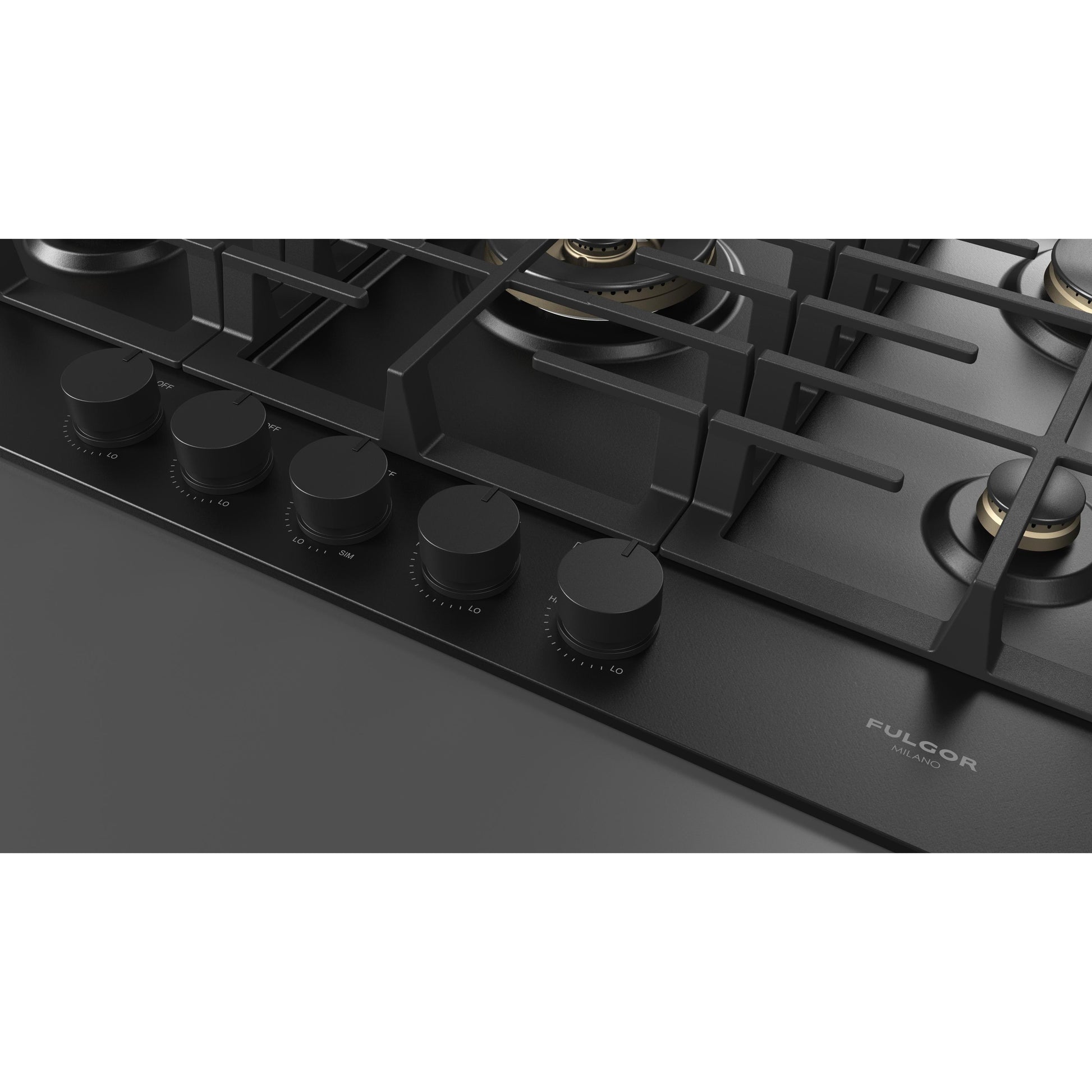 Fulgor Milano 36-inch Built-in Gas Cooktop F4MTGK36MB1 IMAGE 8