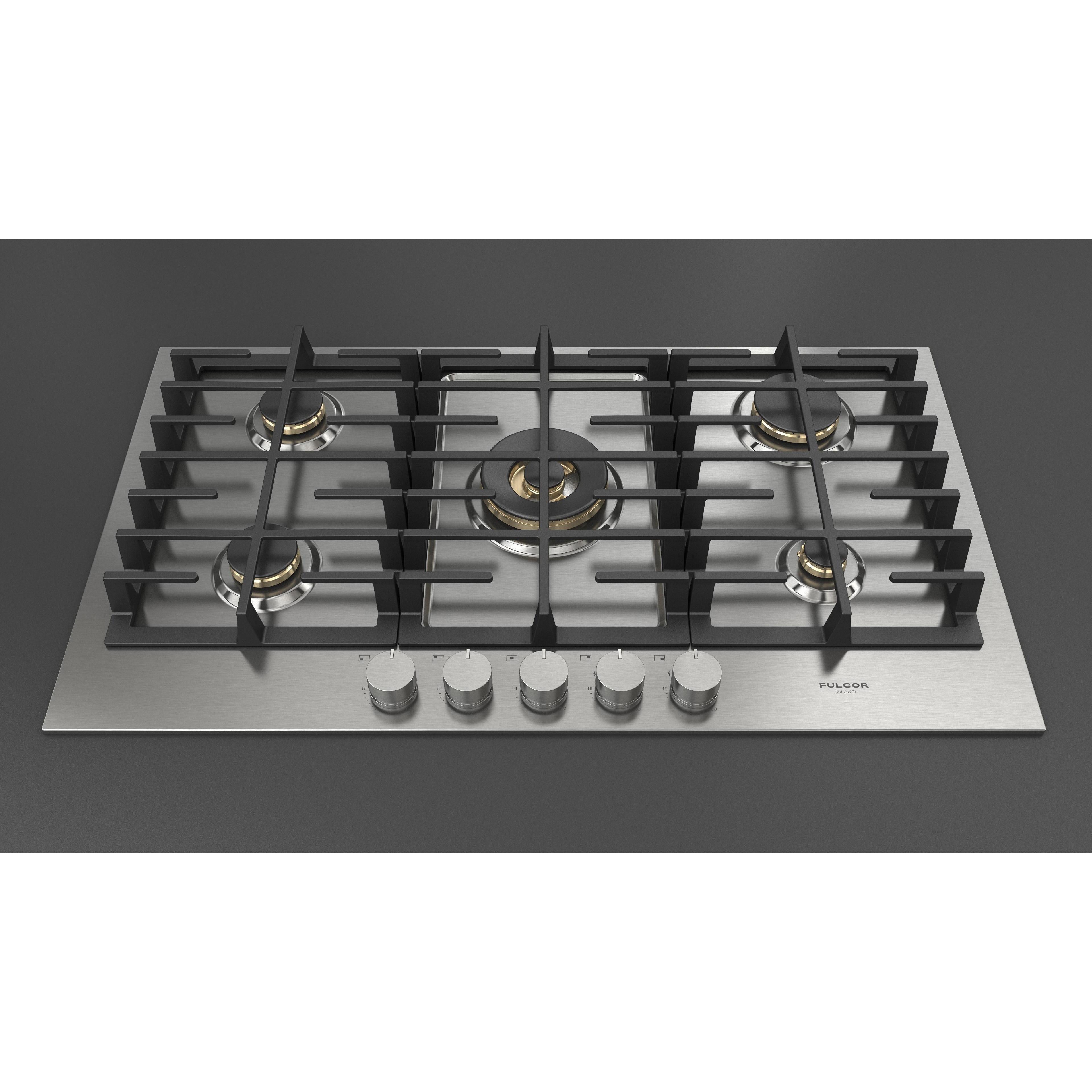 Fulgor Milano 36-inch Built-in Gas Cooktop F4MTGK36S1 IMAGE 6