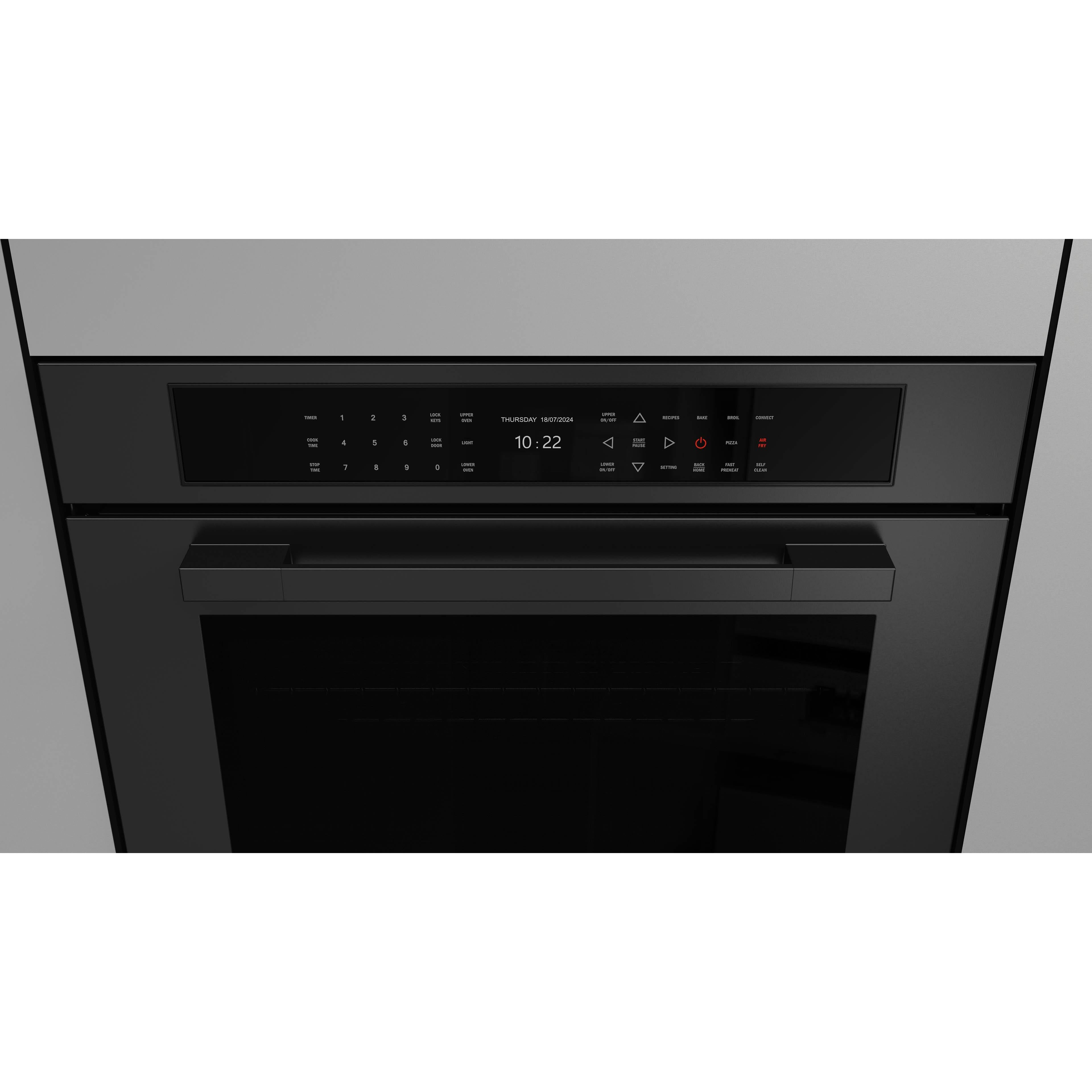 Fulgor Milano 30-inch, 8.68 cu. ft. Built-in Double Wall Oven with Dual True Convection Technology F7MDP30MB1 IMAGE 7