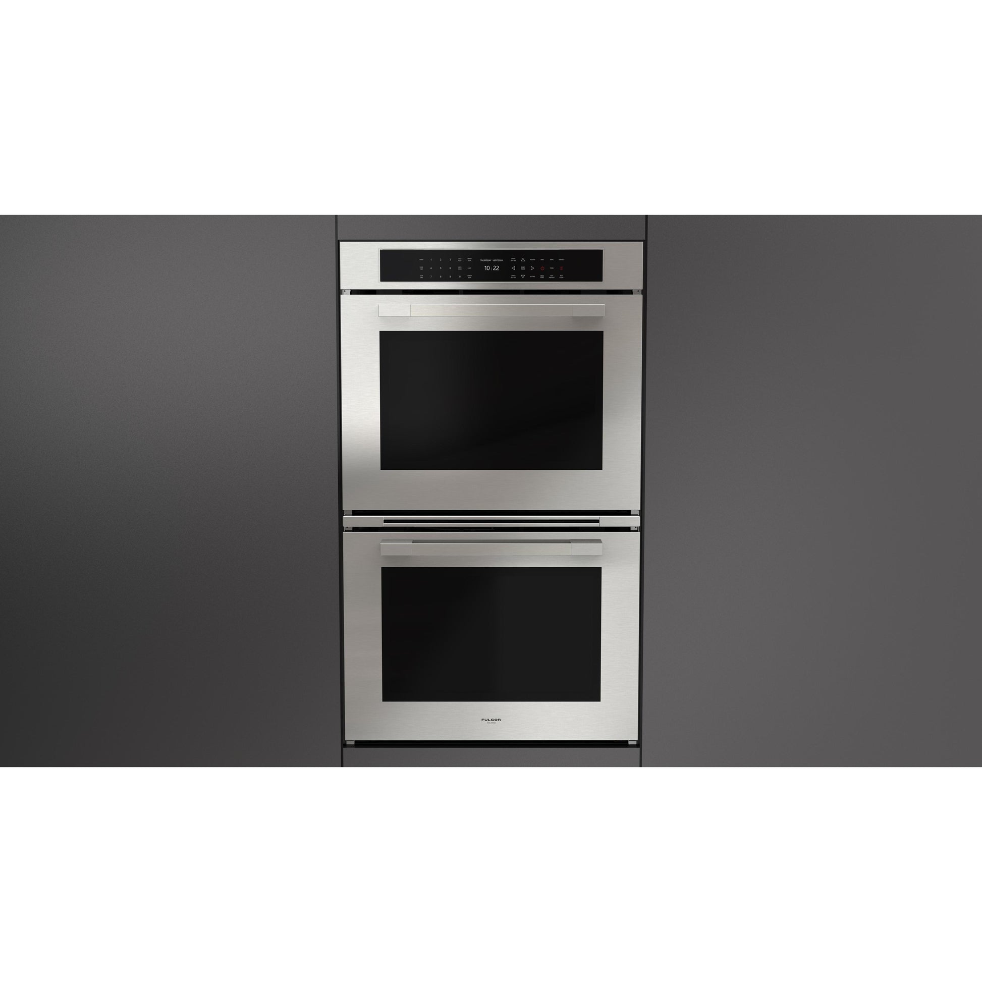 Fulgor Milano 30-inch, 8.68 cu. ft. Built-in Double Wall Oven with Dual True Convection Technology F7MDP30S1 IMAGE 2