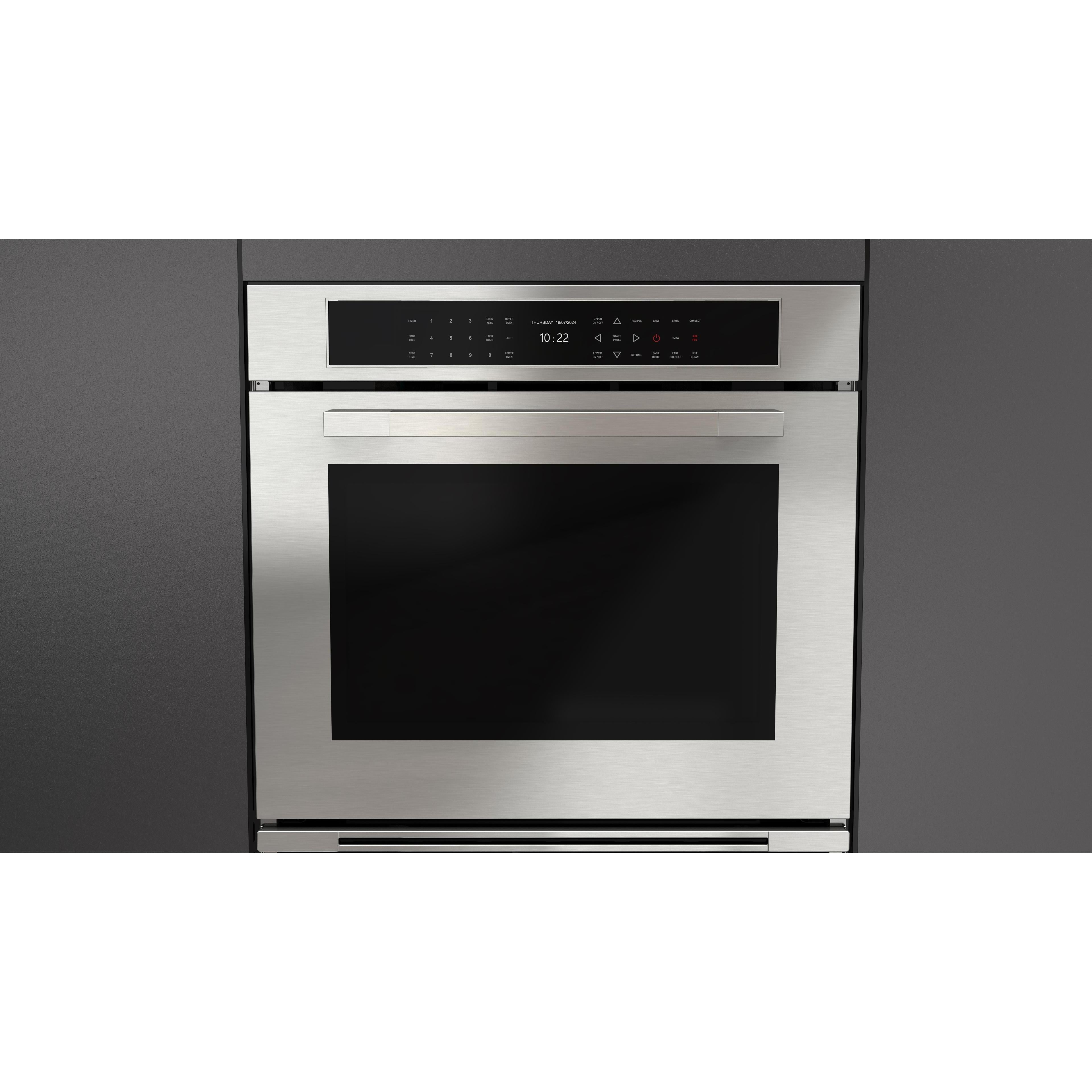 Fulgor Milano 30-inch, 8.68 cu. ft. Built-in Double Wall Oven with Dual True Convection Technology F7MDP30S1 IMAGE 4