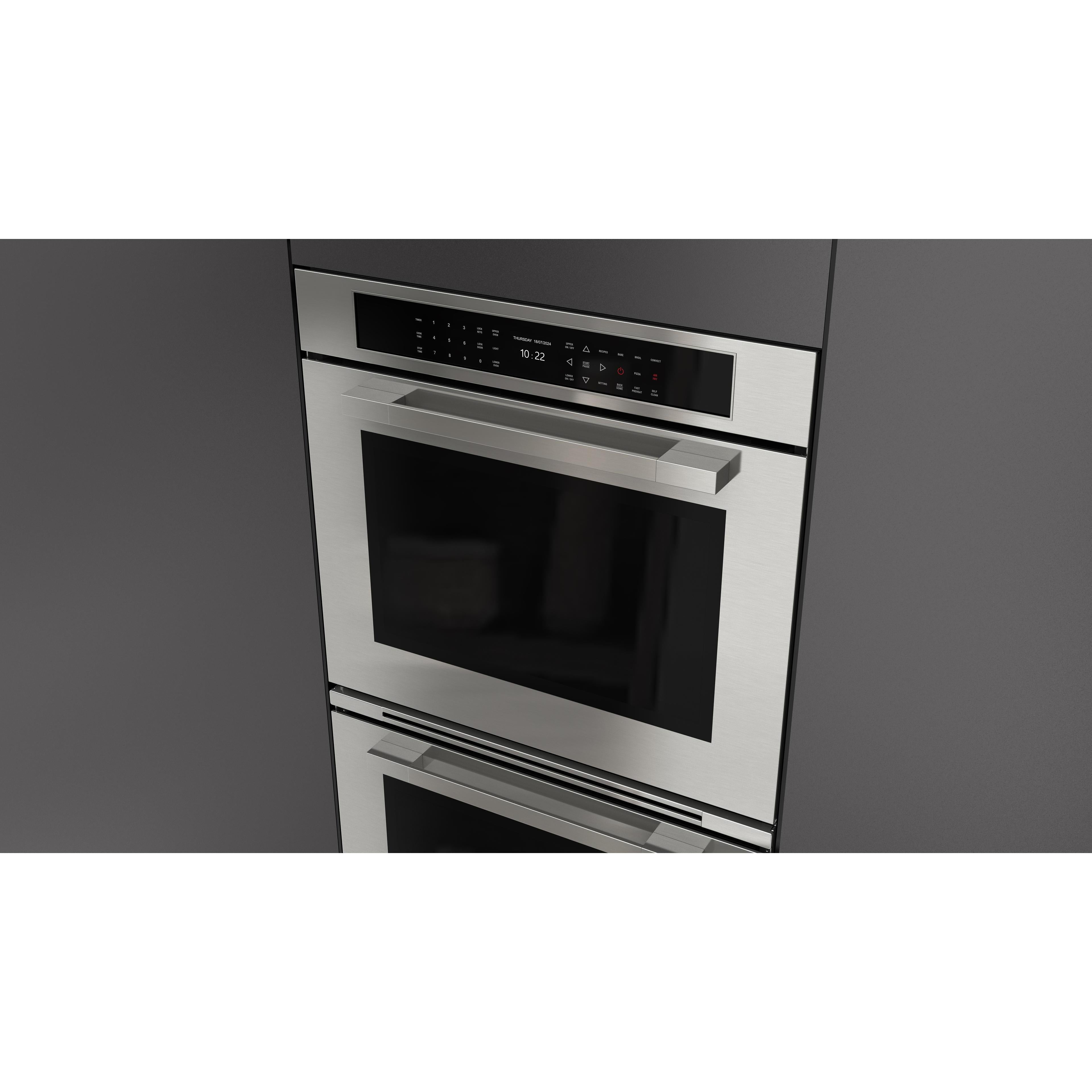 Fulgor Milano 30-inch, 8.68 cu. ft. Built-in Double Wall Oven with Dual True Convection Technology F7MDP30S1 IMAGE 5