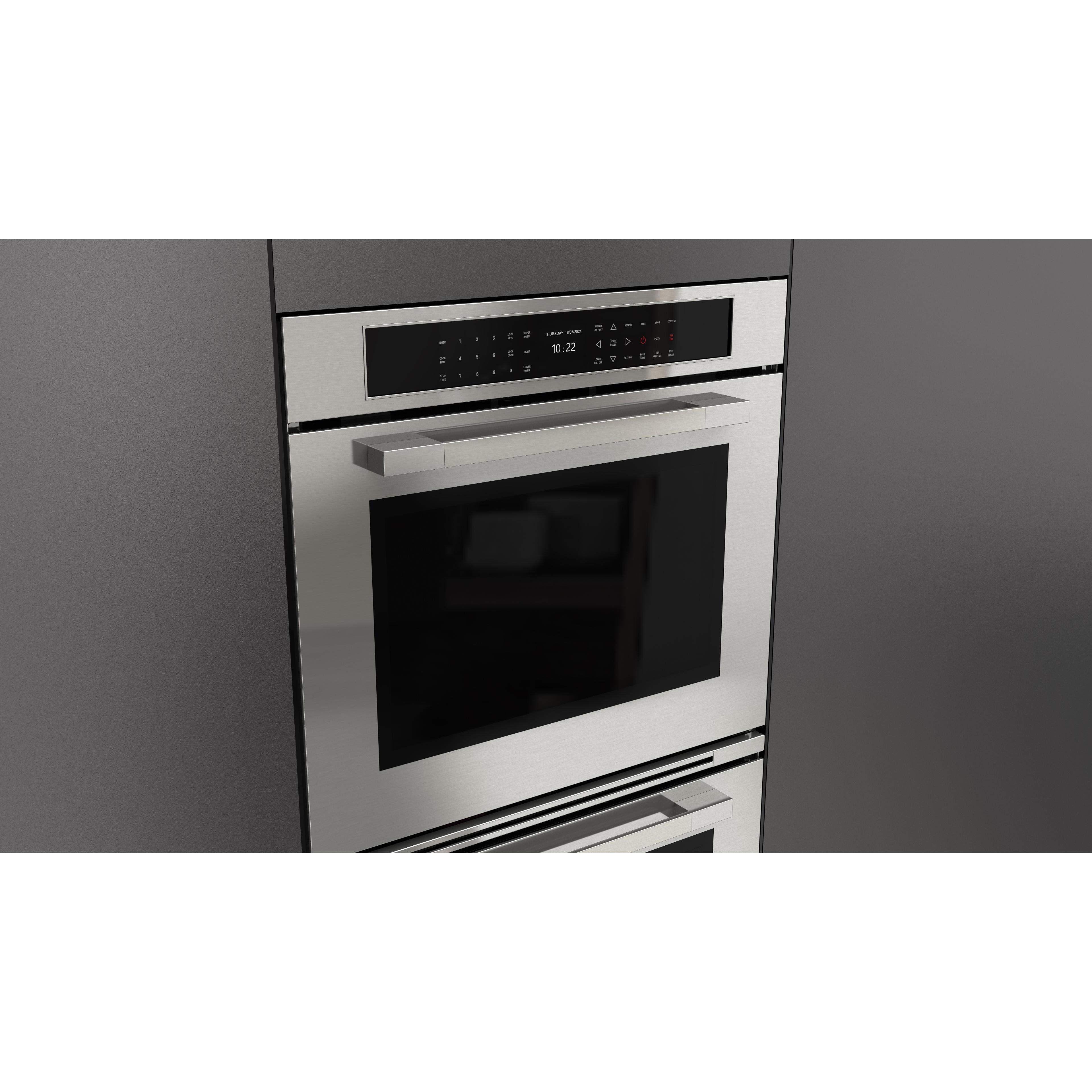 Fulgor Milano 30-inch, 8.68 cu. ft. Built-in Double Wall Oven with Dual True Convection Technology F7MDP30S1 IMAGE 6