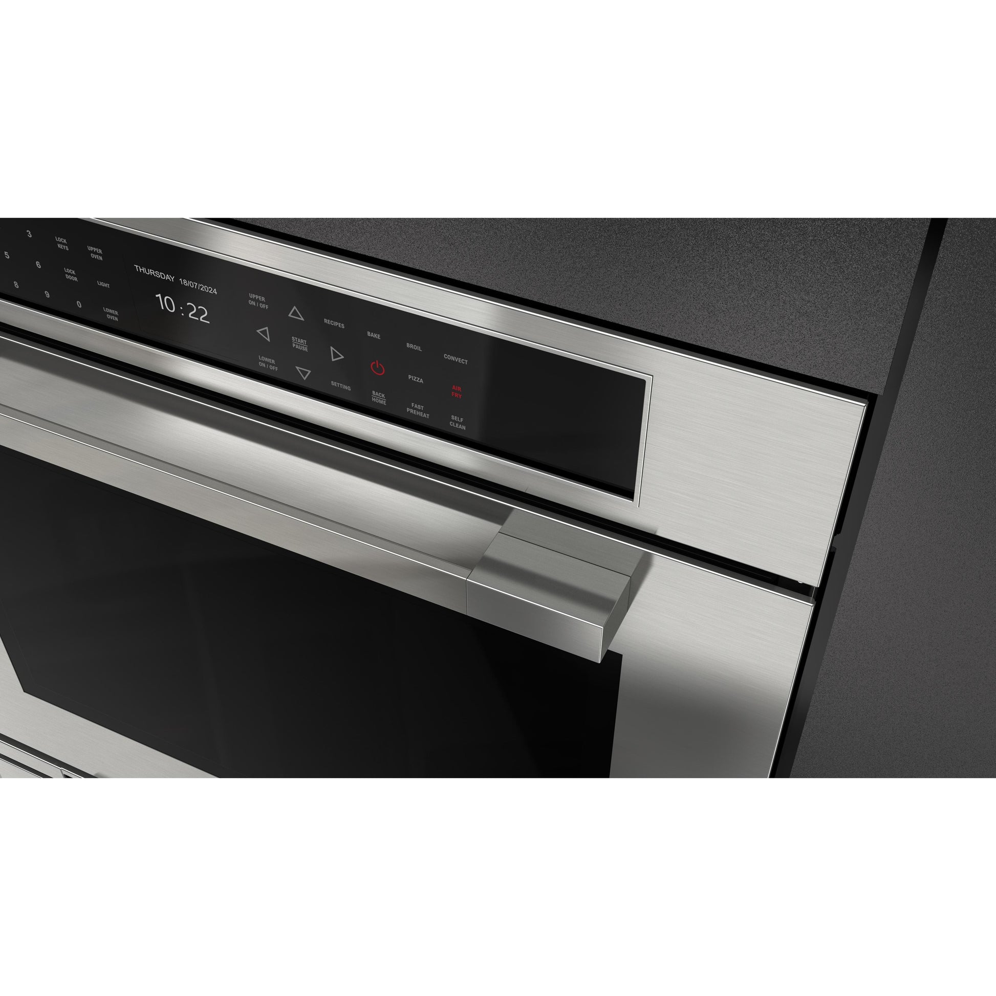Fulgor Milano 30-inch, 8.68 cu. ft. Built-in Double Wall Oven with Dual True Convection Technology F7MDP30S1 IMAGE 9