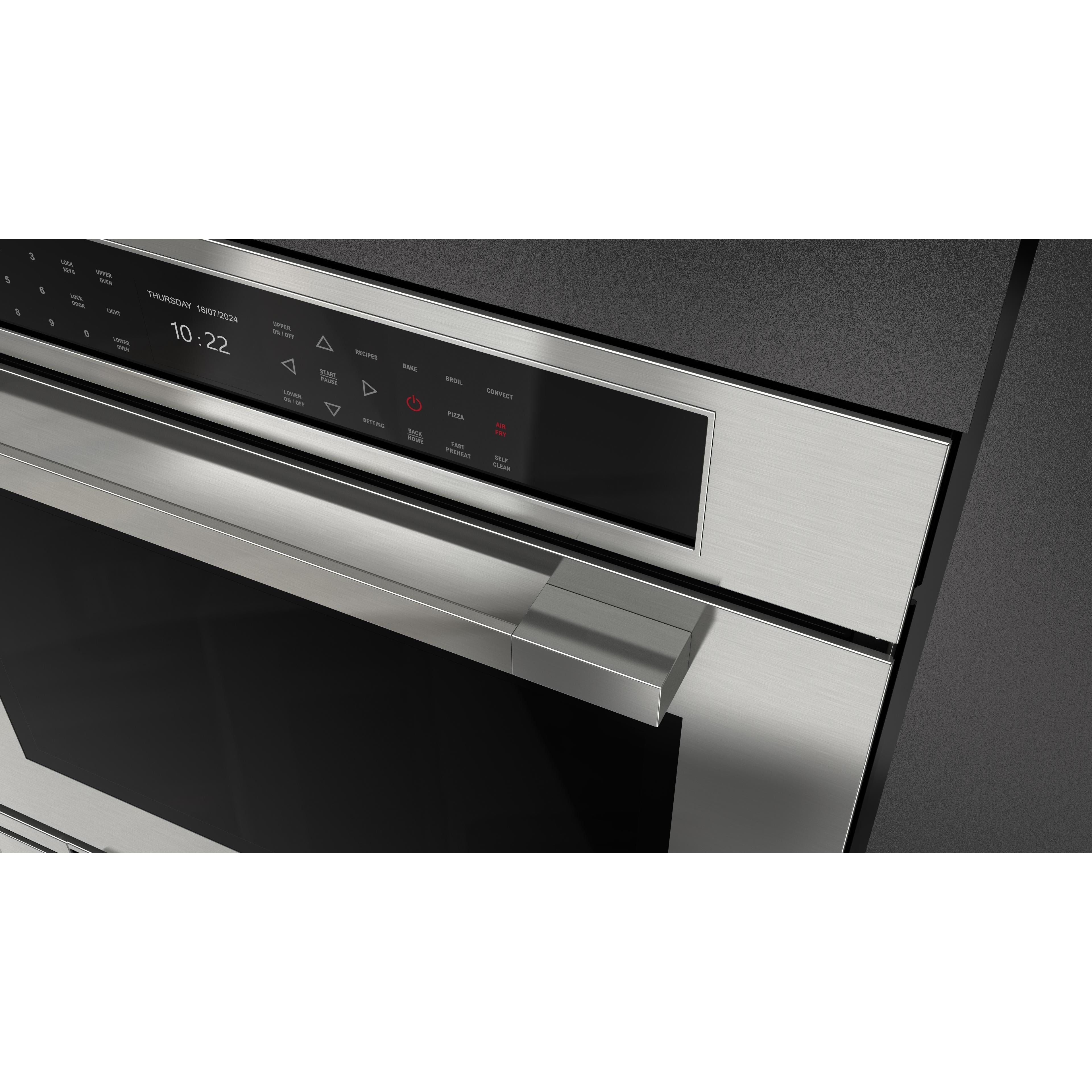 Fulgor Milano 30-inch, 8.68 cu. ft. Built-in Double Wall Oven with Dual True Convection Technology F7MDP30S1 IMAGE 9