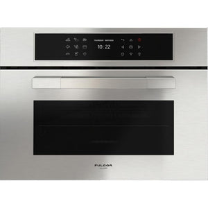 Fulgor Milano 24-inch, 1.41 cu. ft. Built-in Combi-Steam Single Wall Oven with True Convection Technology F7MSCO24S1 IMAGE 1