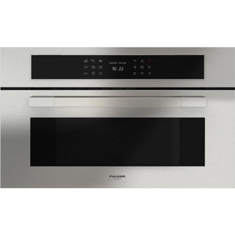 Fulgor Milano 30-inch, 1.41 cu. ft. Built-in Combi-Steam Single Wall Oven with True Convection Technology F7MSCO30S1 IMAGE 1