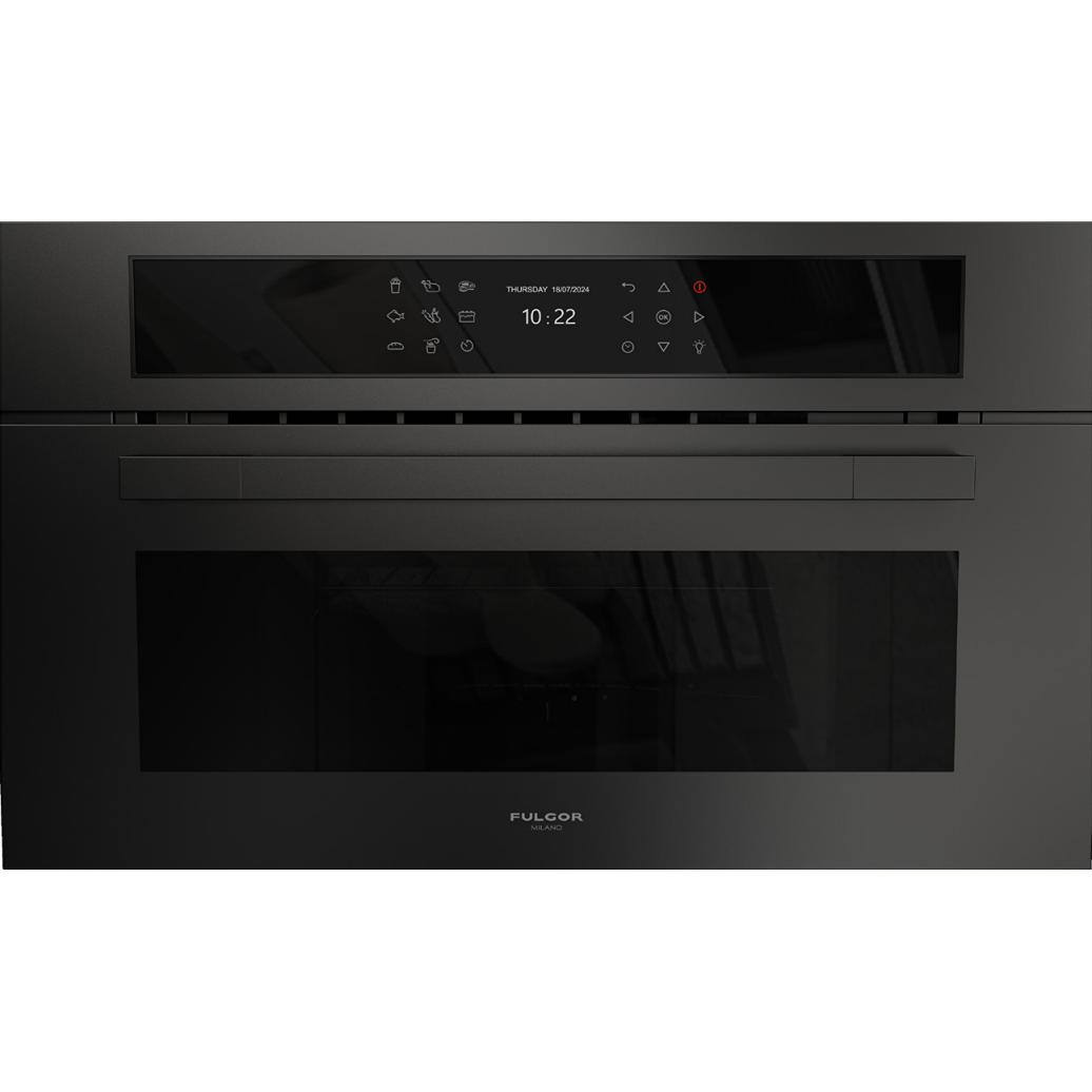 Fulgor Milano 30-inch, 1.41 cu. ft. Built-in Combi-Steam Single Wall Oven with True Convection Technology F7MSCO30MB1 IMAGE 1