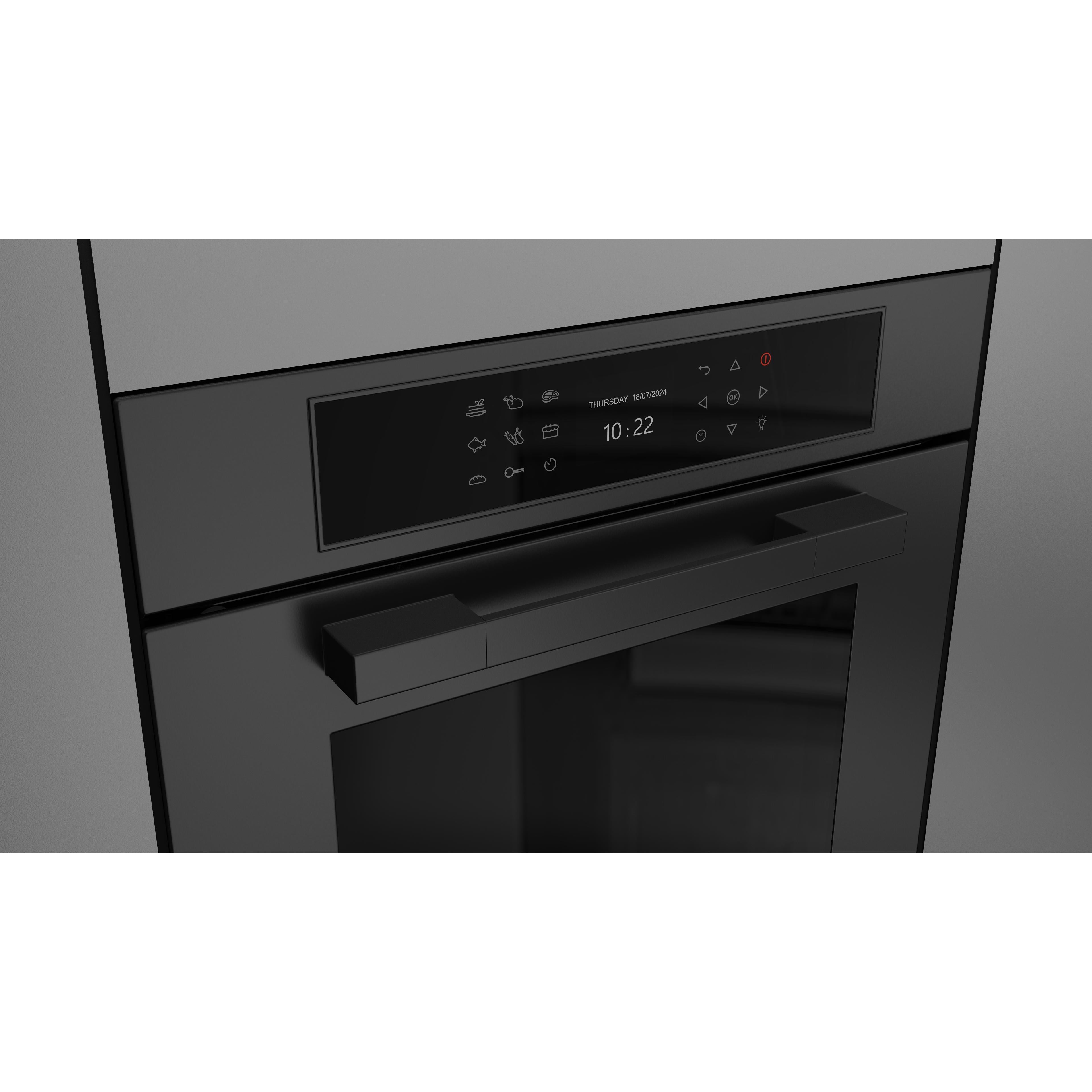Fulgor Milano 24-inch, 2.36 cu. ft. Multifunction Single Wall Oven with True Convection Technology F7MSM24MB1 IMAGE 6