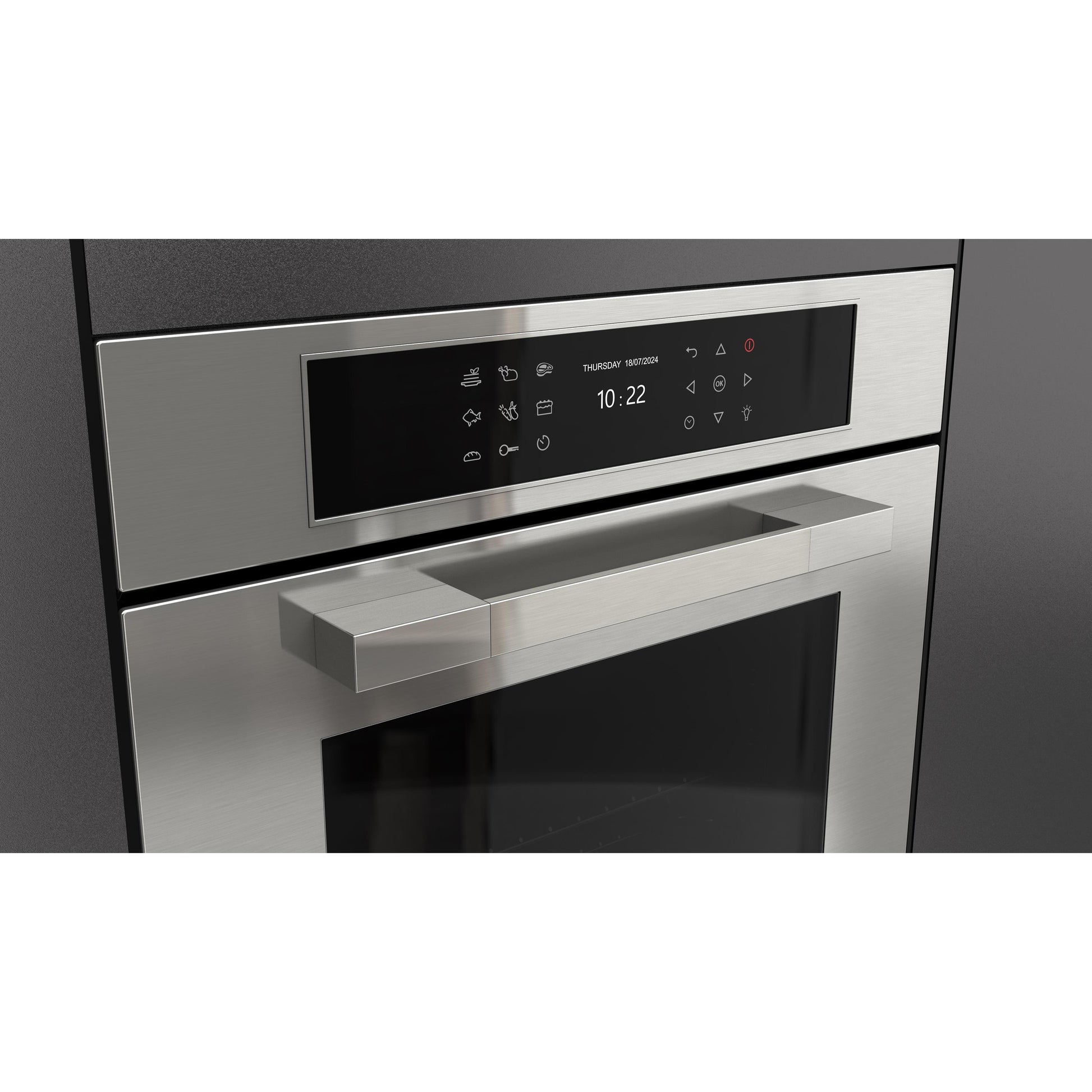 Fulgor Milano 24-inch, 2.36 cu. ft. Multifunction Single Wall Oven with True Convection Technology F7MSM24S1 IMAGE 5
