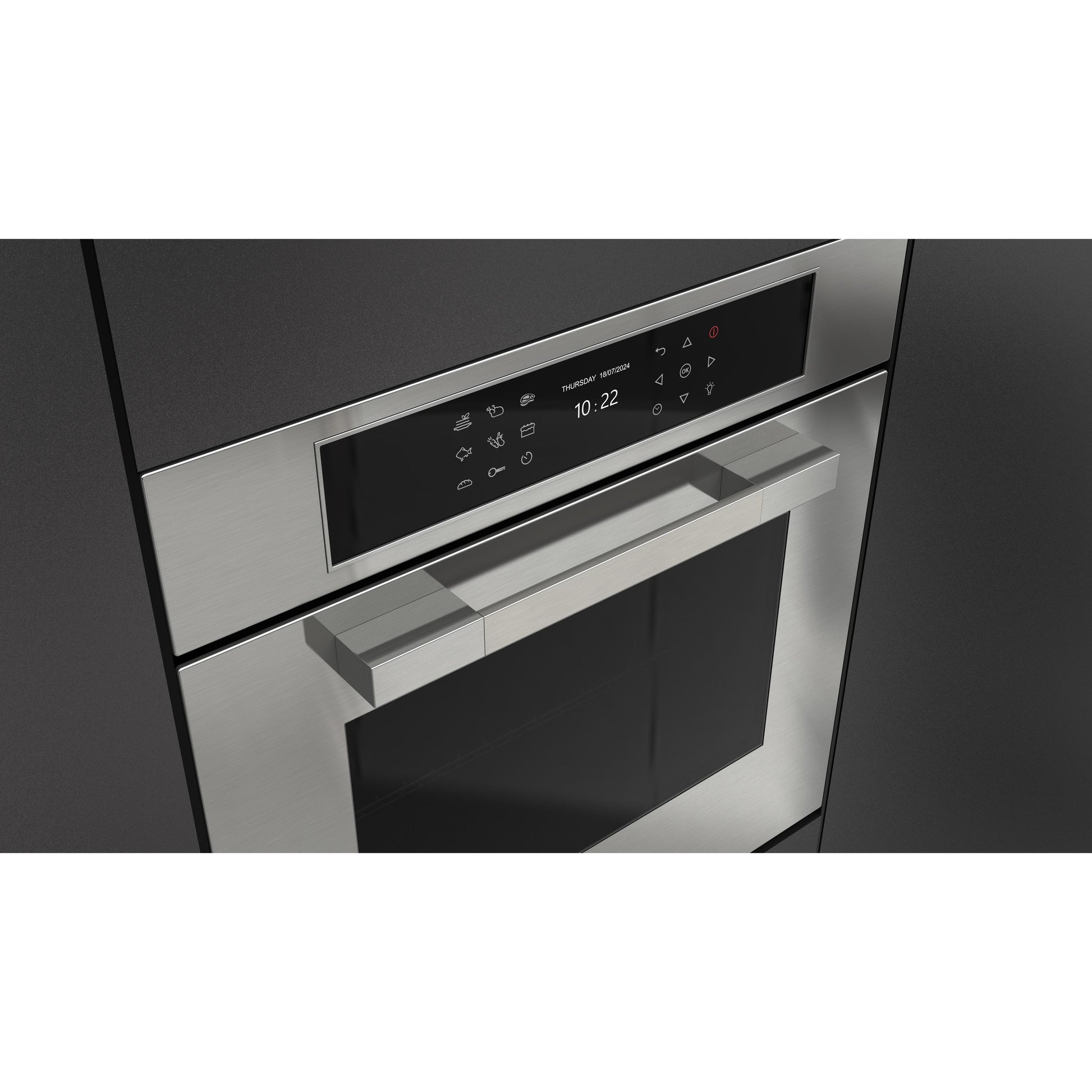Fulgor Milano 24-inch, 2.36 cu. ft. Multifunction Single Wall Oven with True Convection Technology F7MSM24S1 IMAGE 7