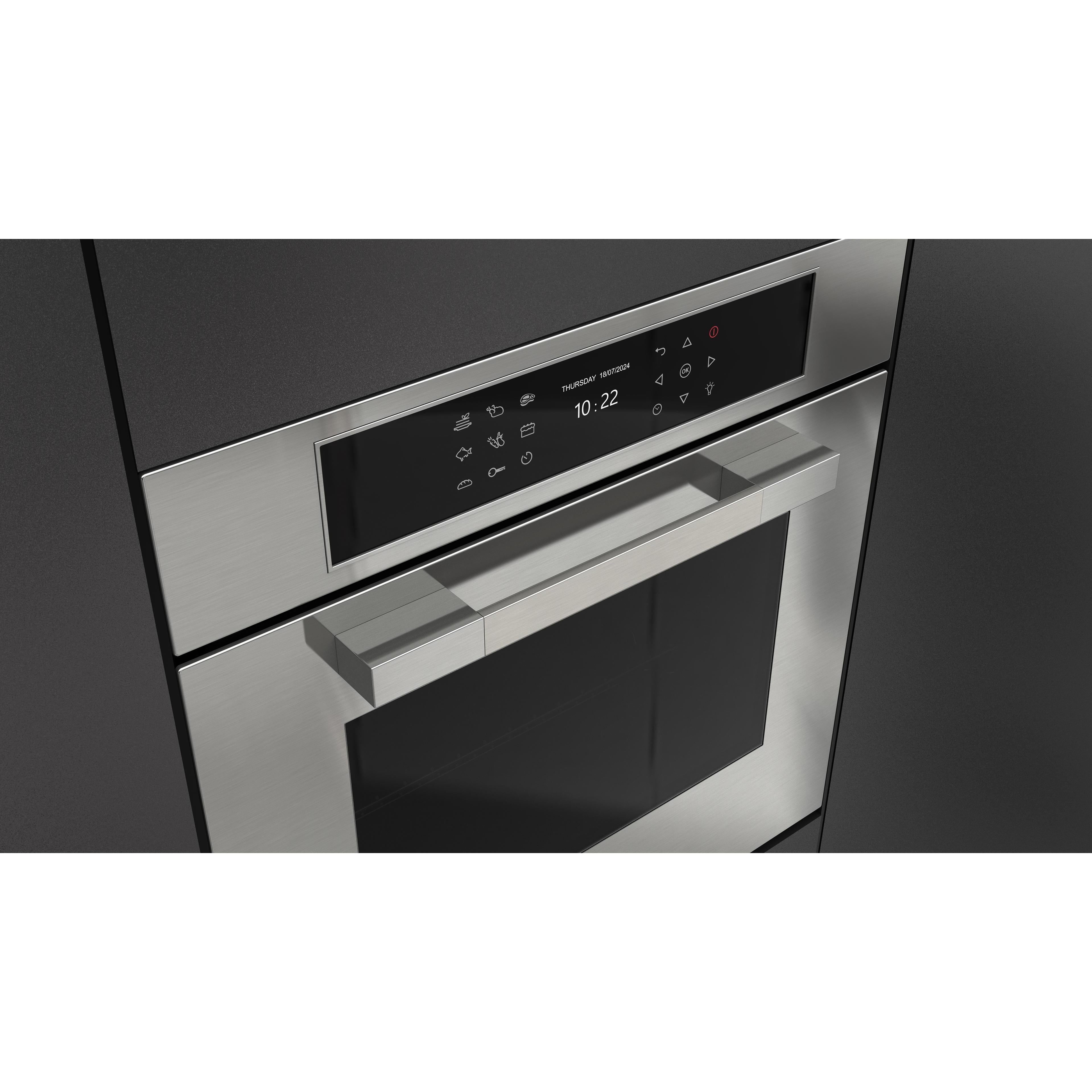 Fulgor Milano 24-inch, 2.36 cu. ft. Multifunction Single Wall Oven with True Convection Technology F7MSM24S1 IMAGE 7