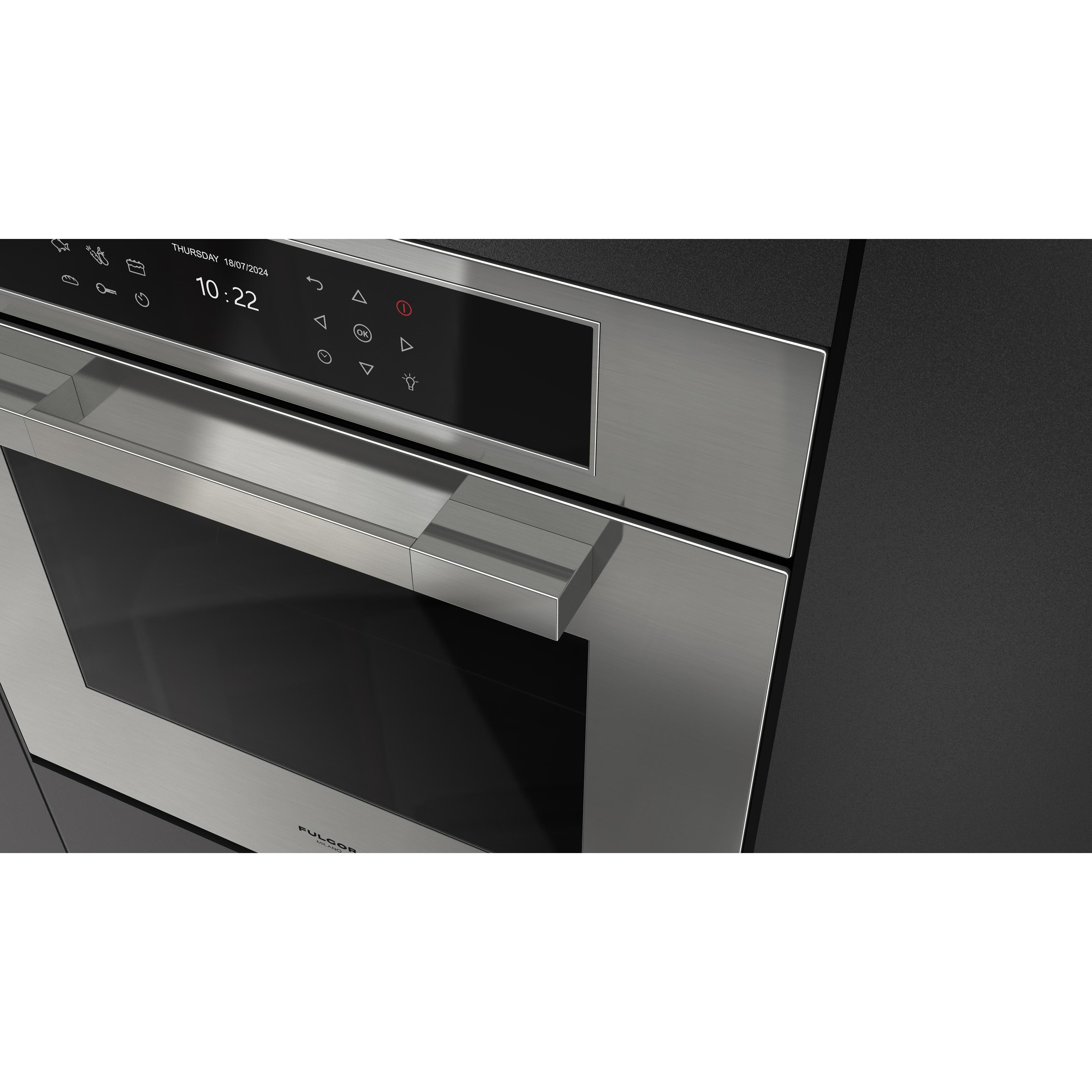 Fulgor Milano 24-inch, 2.36 cu. ft. Multifunction Single Wall Oven with True Convection Technology F7MSM24S1 IMAGE 8