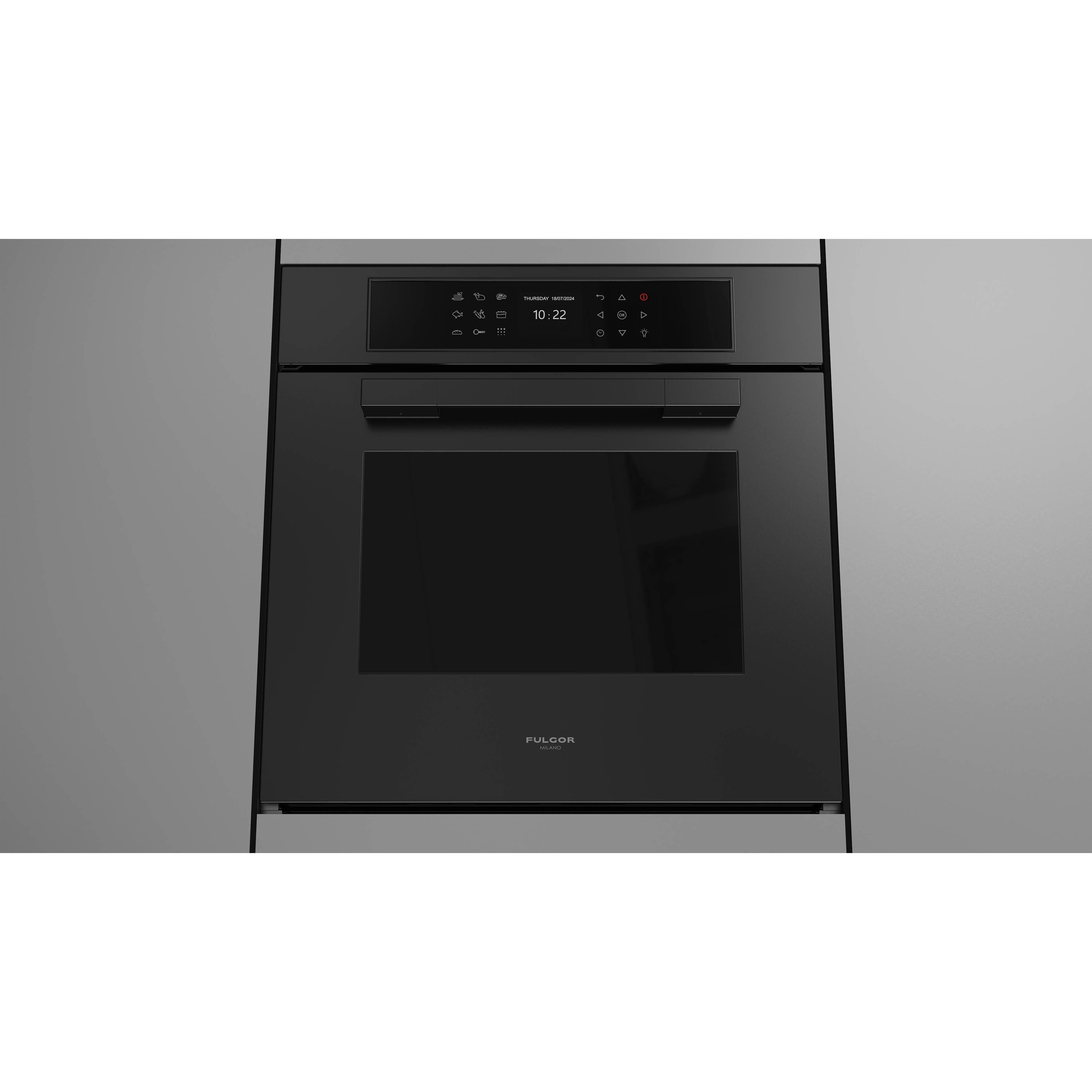 Fulgor Milano 24-inch, 2.36 cu. ft. Built-in Single Wall Oven with True Convection Technology F7MSP24MB1 IMAGE 5