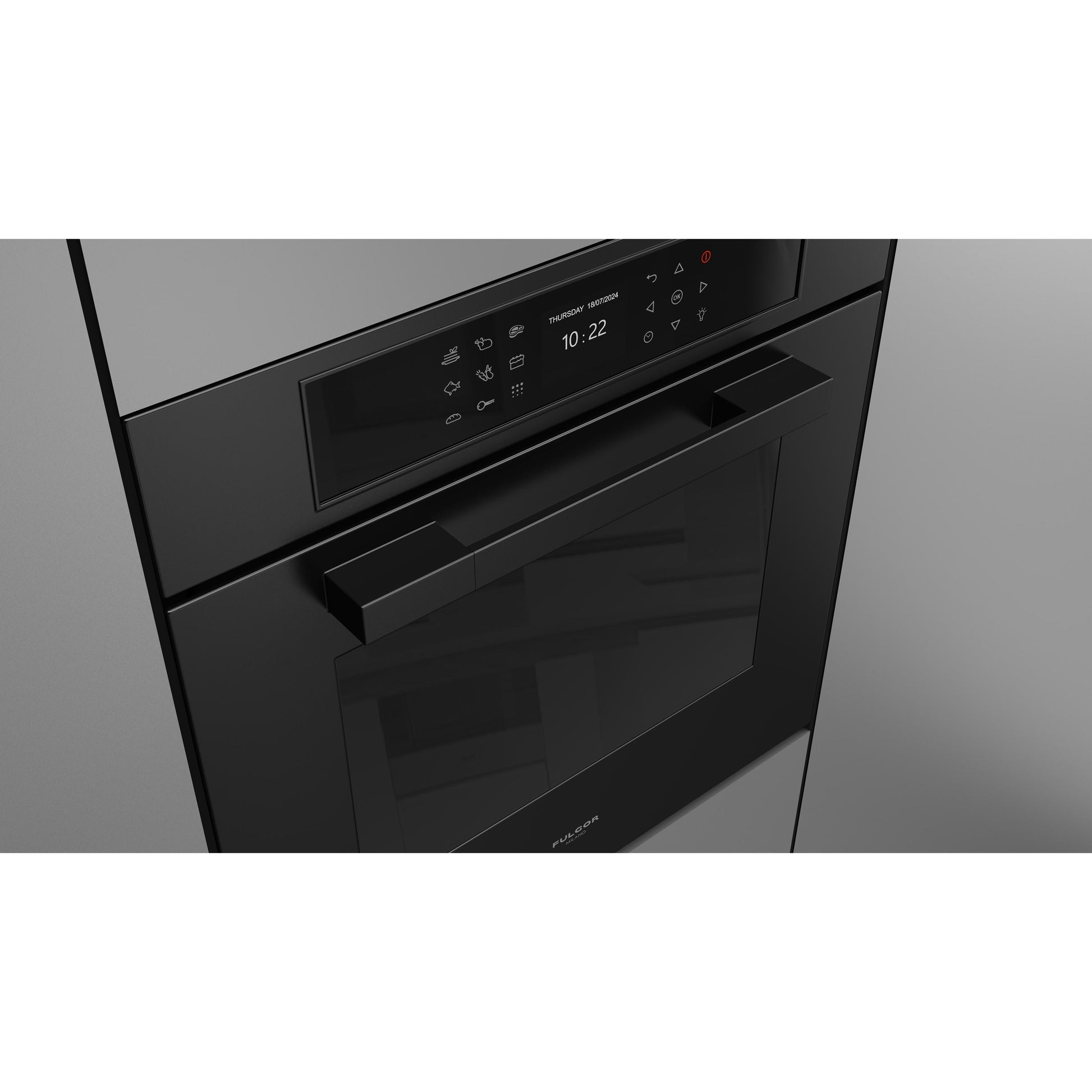 Fulgor Milano 24-inch, 2.36 cu. ft. Built-in Single Wall Oven with True Convection Technology F7MSP24MB1 IMAGE 7