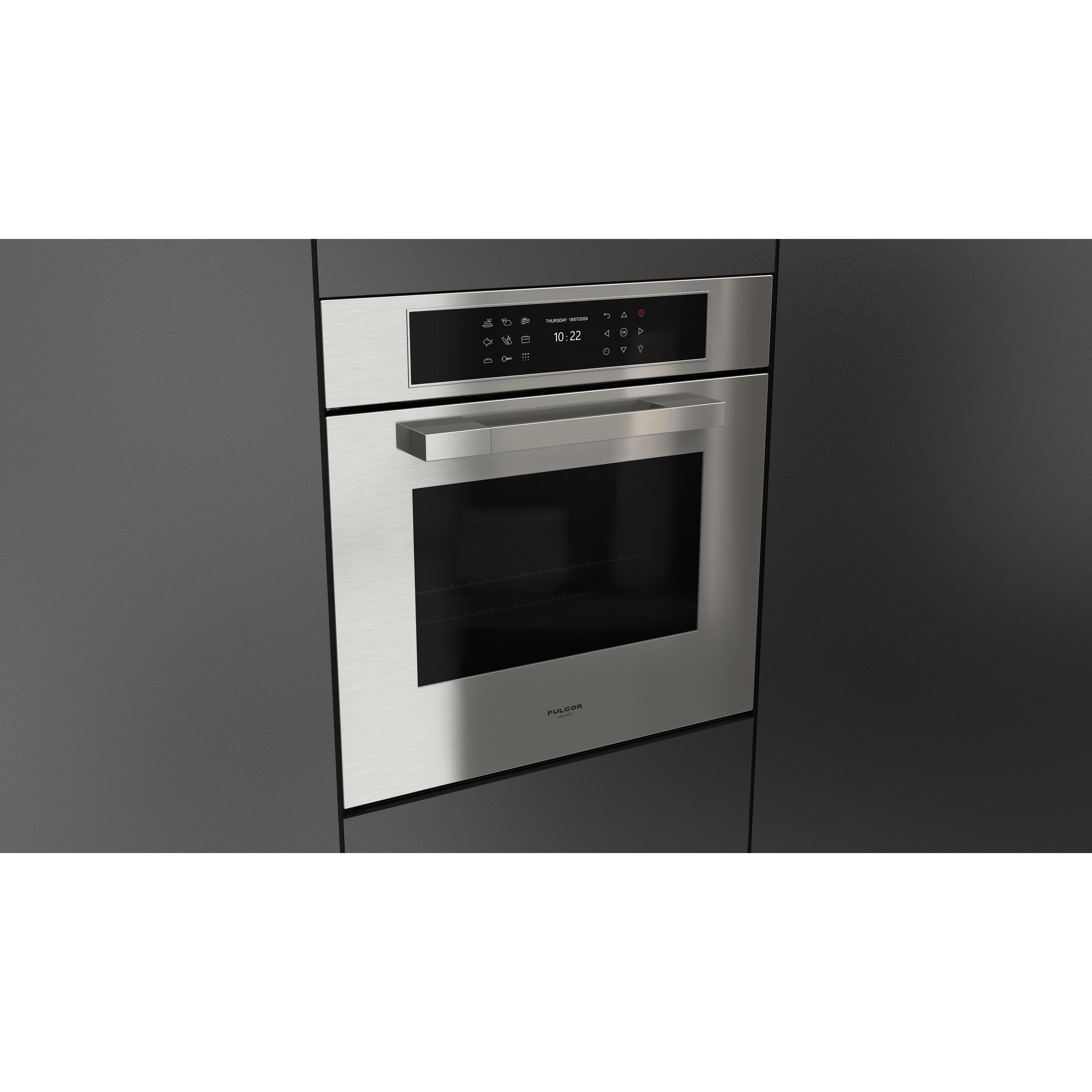 Fulgor Milano 24-inch, 2.36 cu. ft. Built-in Single Wall Oven with True Convection Technology F7MSP24S1 IMAGE 4