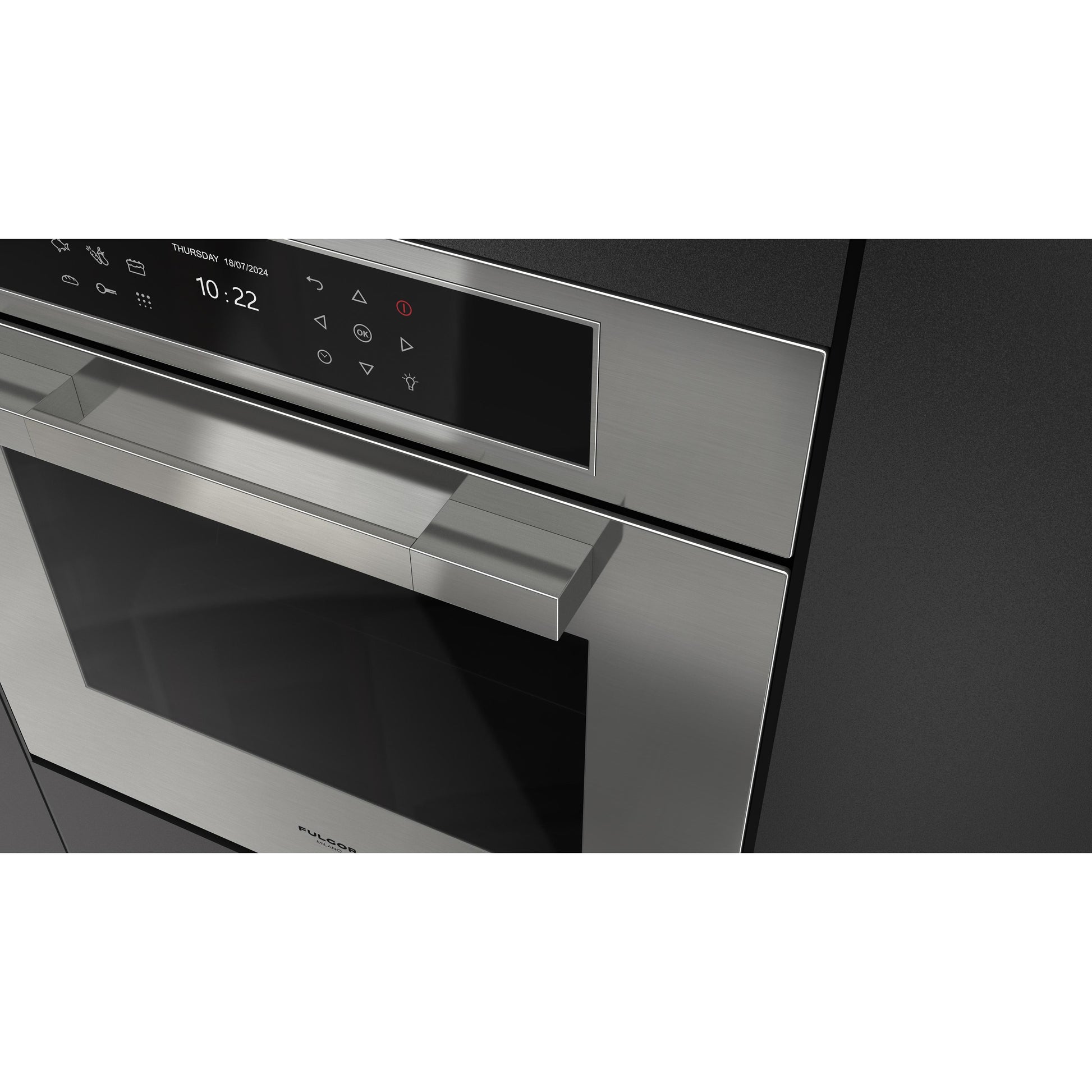 Fulgor Milano 24-inch, 2.36 cu. ft. Built-in Single Wall Oven with True Convection Technology F7MSP24S1 IMAGE 8
