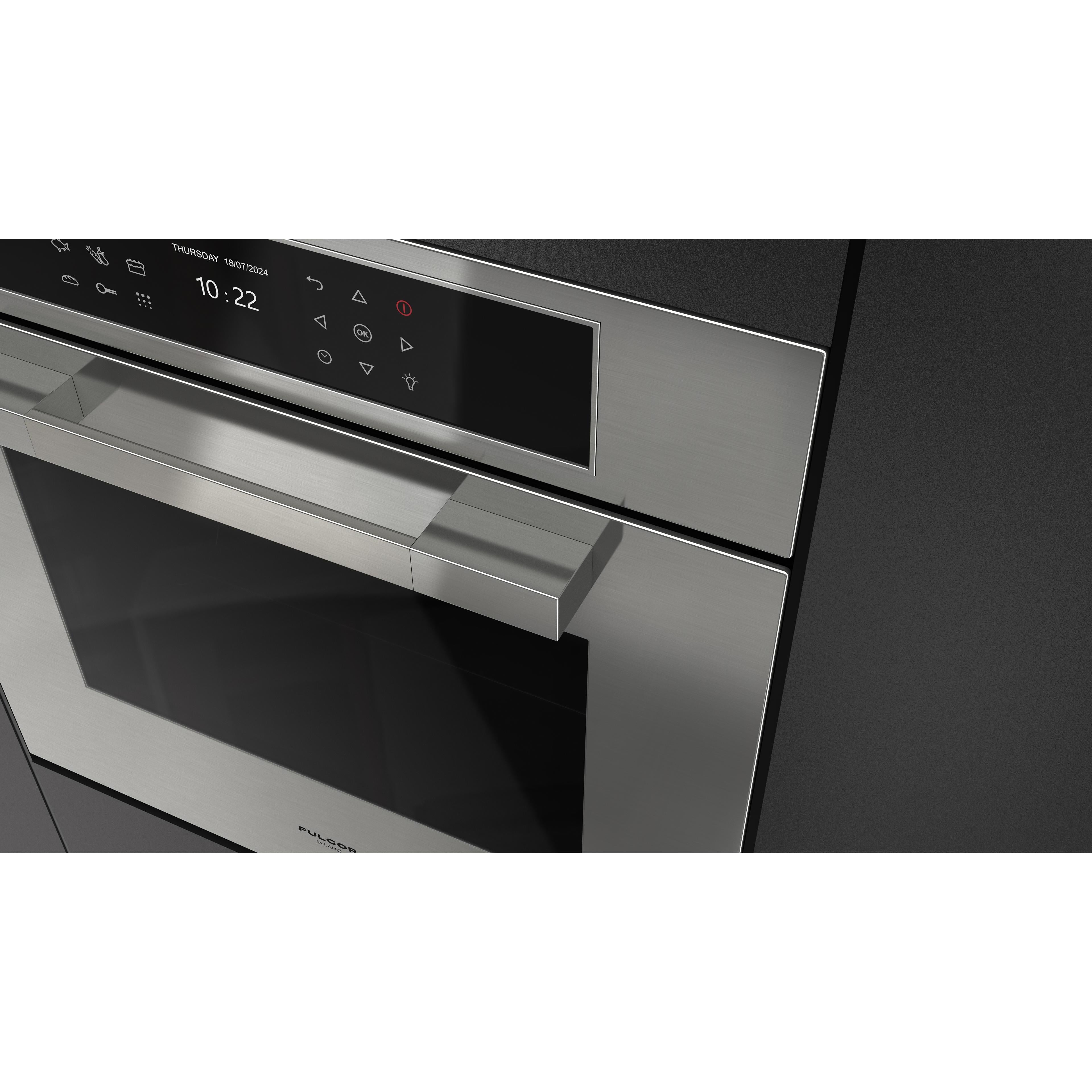 Fulgor Milano 24-inch, 2.36 cu. ft. Built-in Single Wall Oven with True Convection Technology F7MSP24S1 IMAGE 8