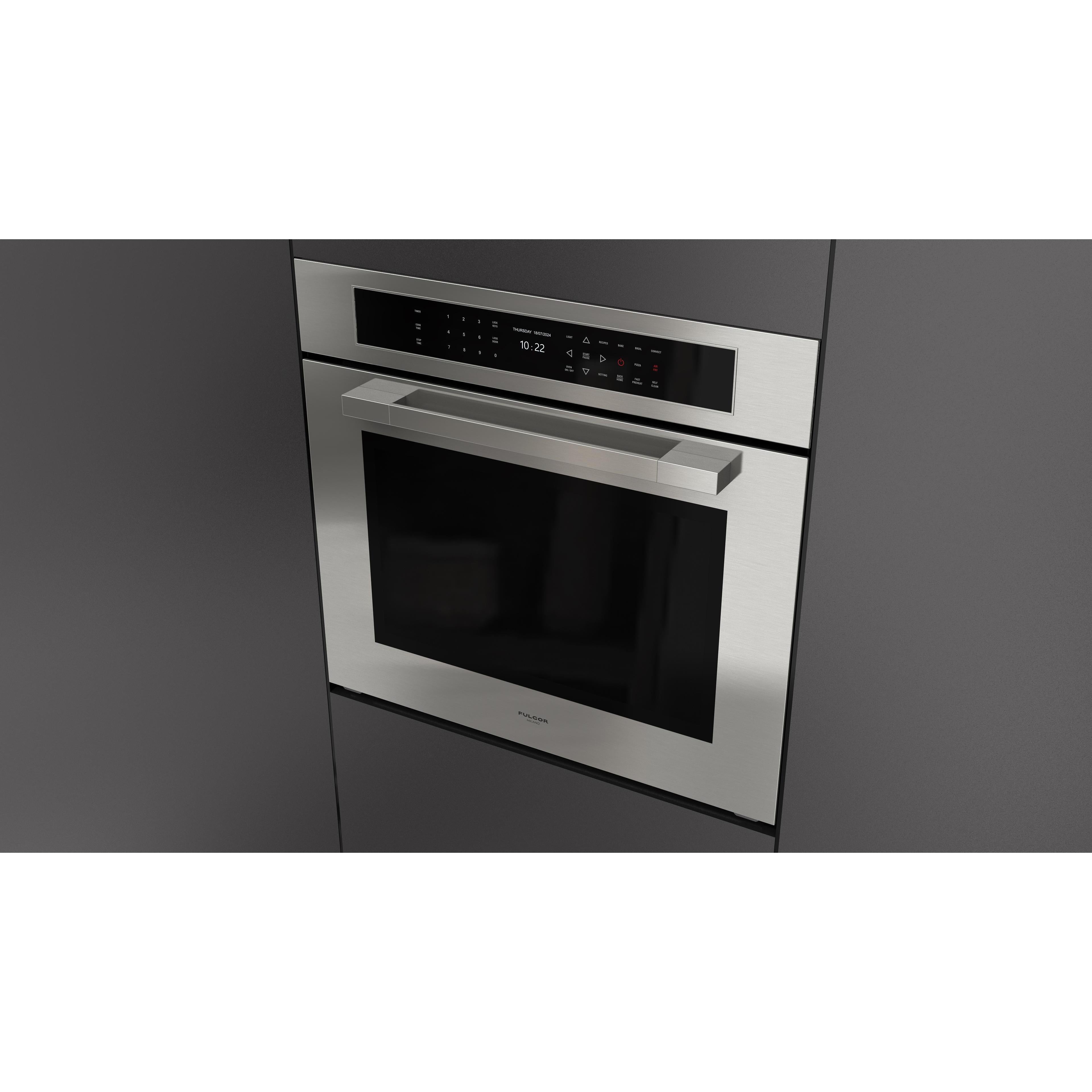 Fulgor Milano 30-inch, 4.34 cu. ft. Built-in Single Wall Oven with True Convection Technology F7MSP30S1 IMAGE 3