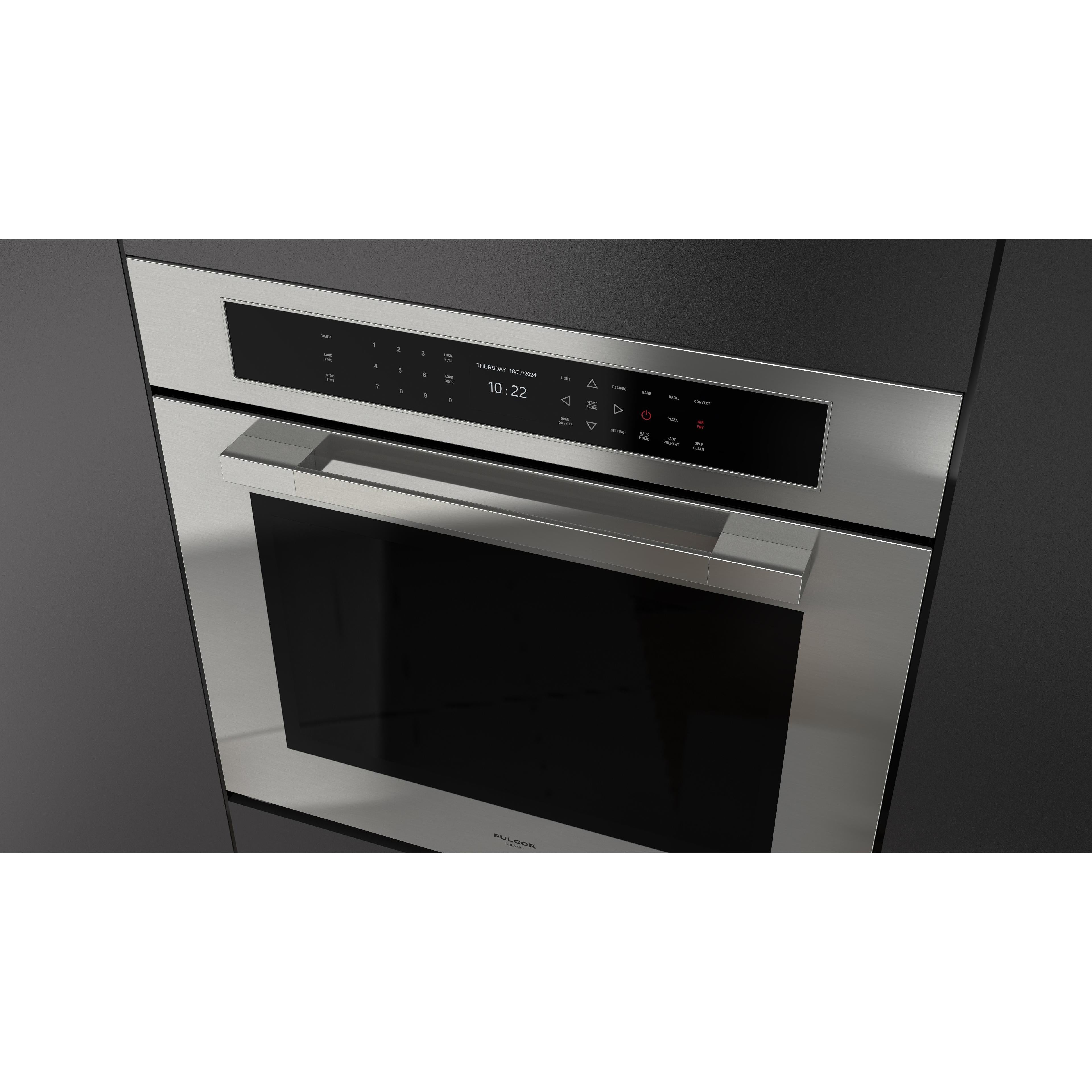 Fulgor Milano 30-inch, 4.34 cu. ft. Built-in Single Wall Oven with True Convection Technology F7MSP30S1 IMAGE 6