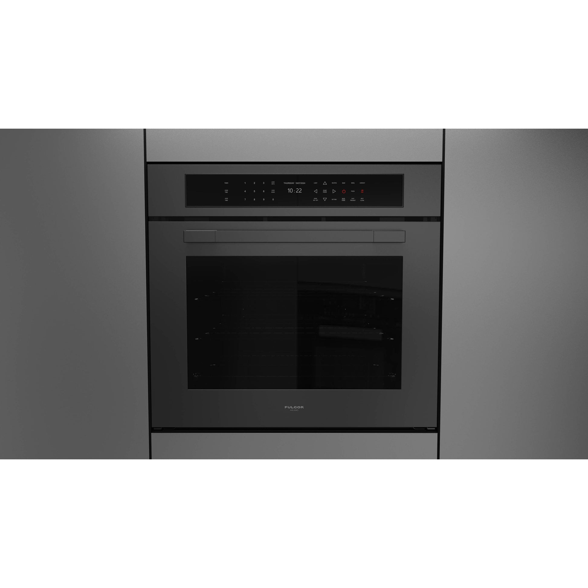 Fulgor Milano 30-inch, 4.34 cu. ft. Built-in Single Wall Oven with True Convection Technology F7MSP30MB1 IMAGE 2
